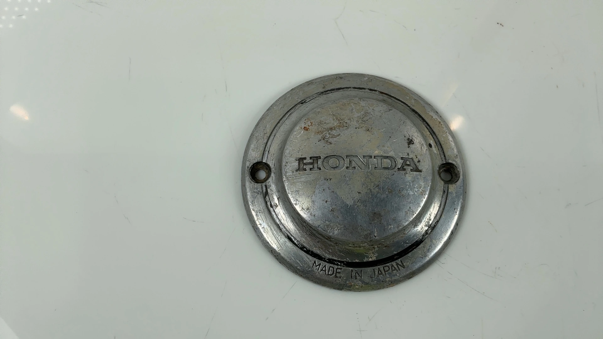 Honda Twinstar CM185T 185cc Alternator Generator Cover 1978-79 OEM 11430-402-000 - Image 2
