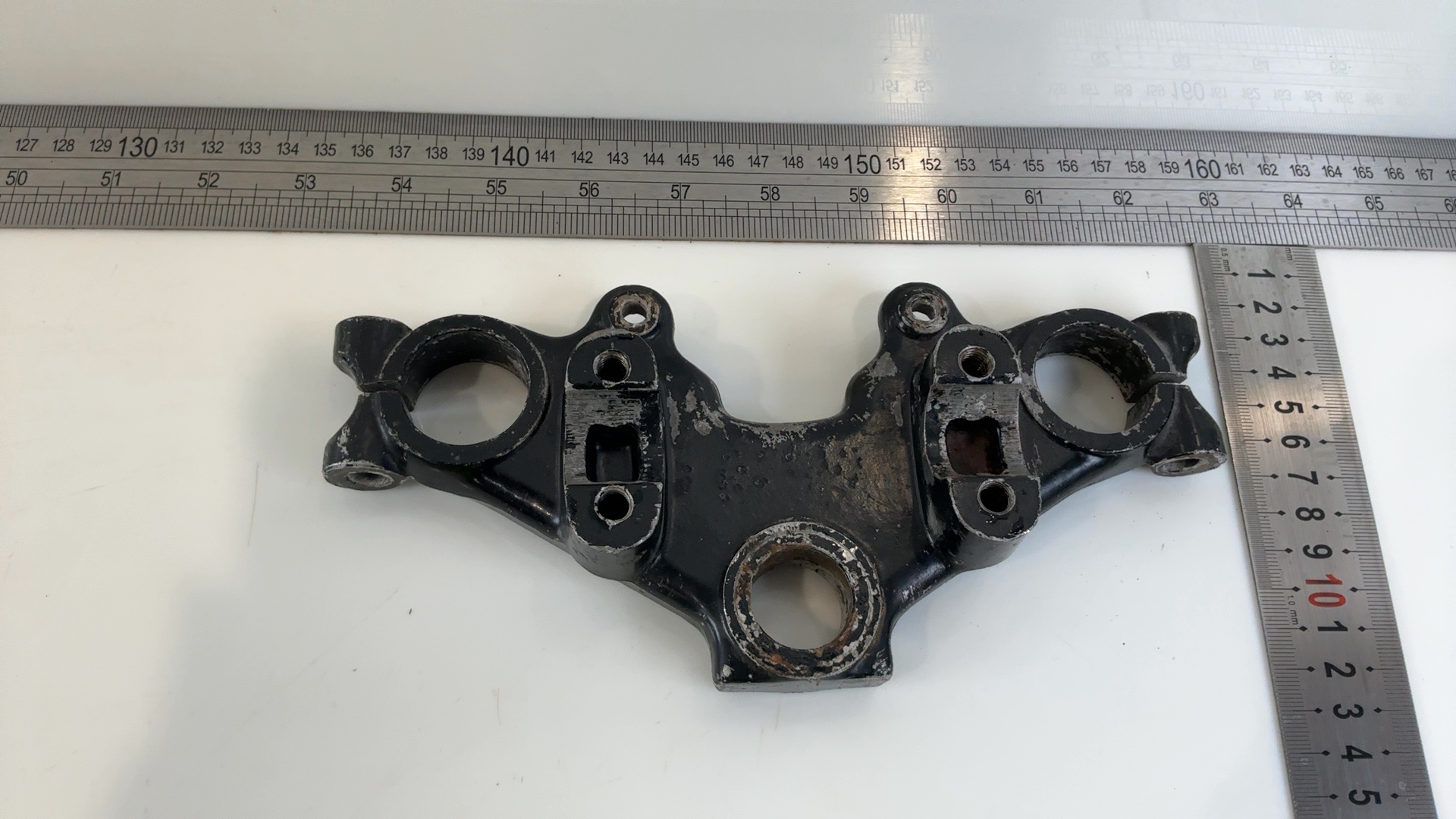 Yamaha RD125LC 125 Upper Triple Tree Fork Yoke 1982-1987 OEM 10W-23435-00-98 - Image 5