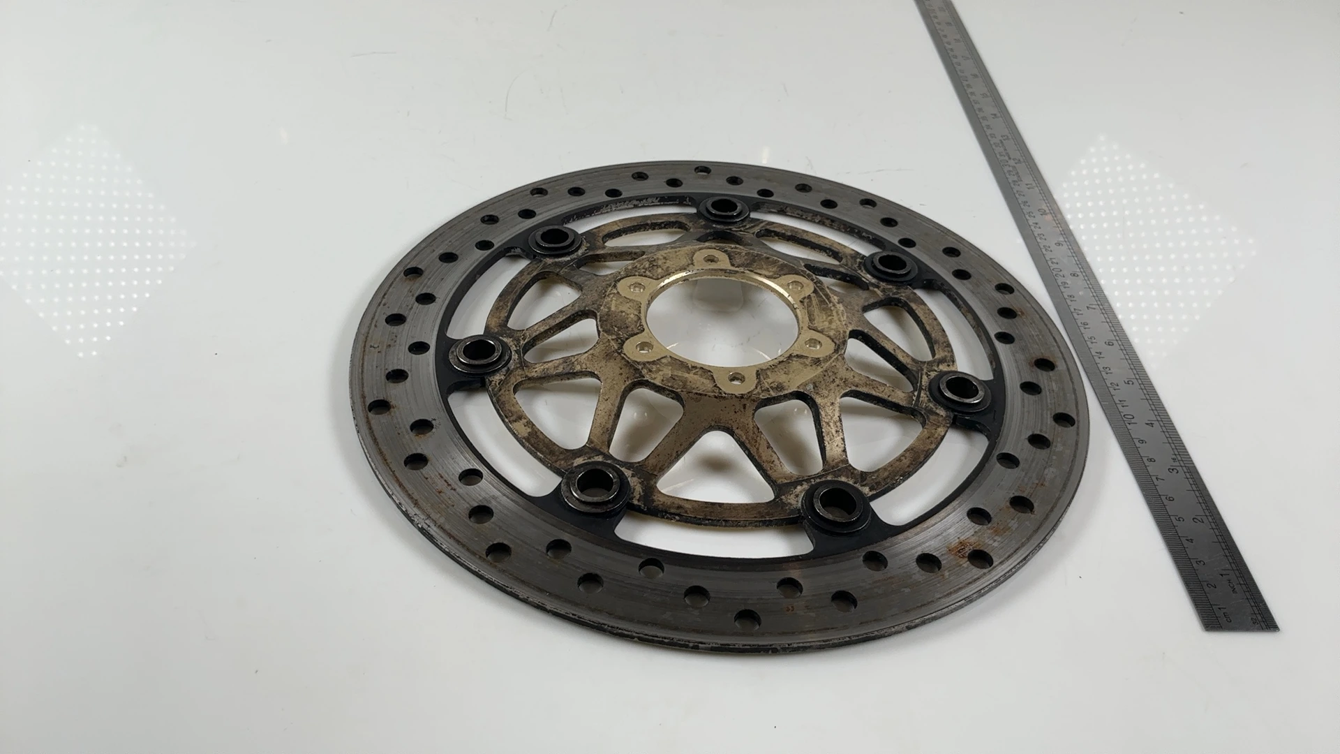 Honda VFR Interceptor RC46 800cc Front Brake Disc Rotor 2002-2013 45120-MCW-H11 - Image 3