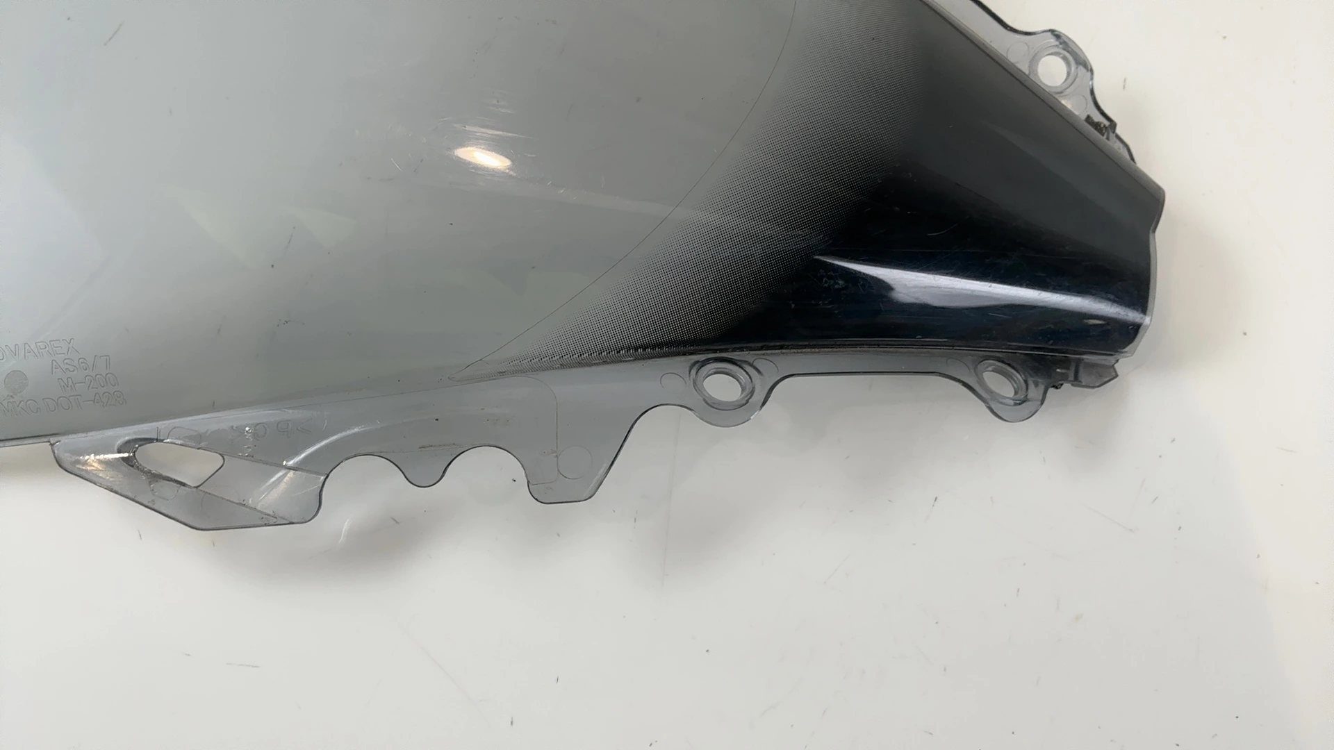 Yamaha YZF R6 2C0 600cc Windshield Screen 2006 2007 OEM 2C0-28381-00-00 Novarex - Image 7