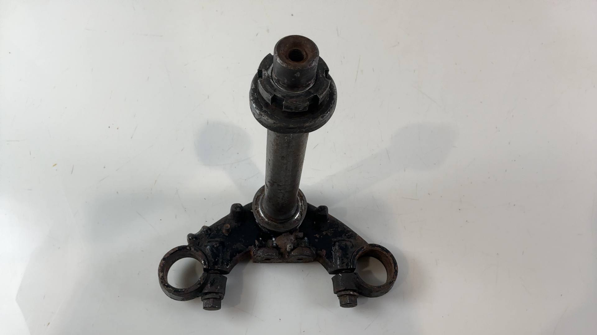 Yamaha RX100 100cc Lower Fork Bridge Triple Tree Yoke 1985-1990 OEM 1R6-23340-00 - Image 7