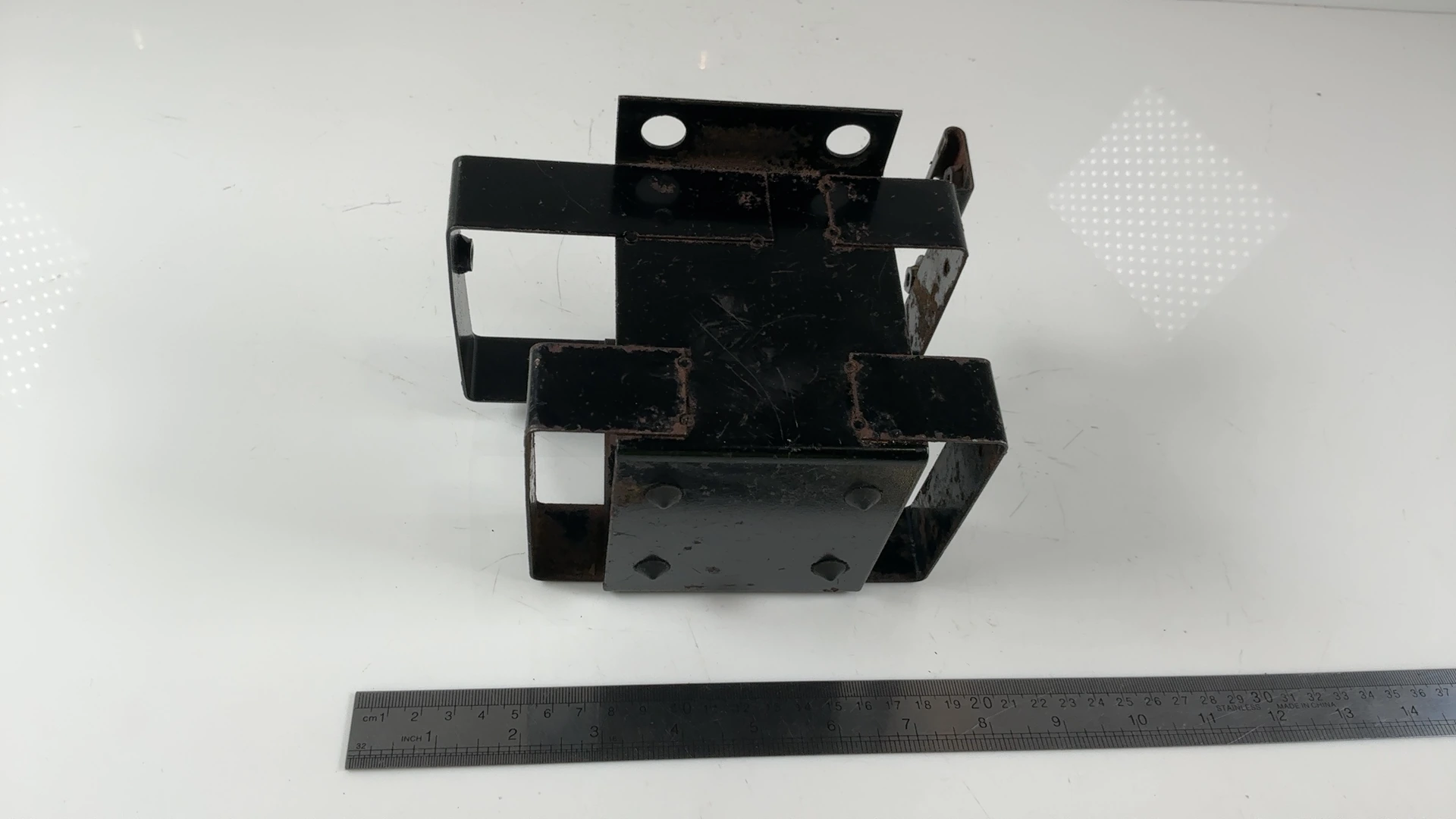 Kawasaki LTD KZ305 305cc Battery Box Tray Holder 1986-1987 OEM 32097-1053 - Image 5