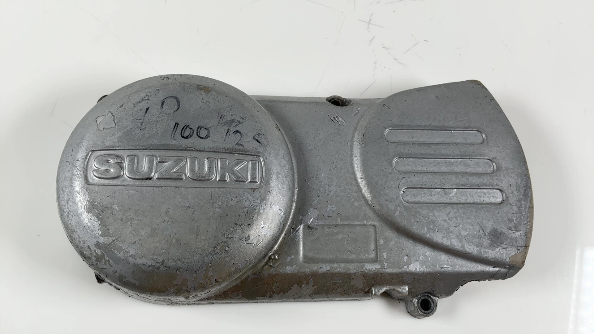 Suzuki DS80 80cc Left Engine Magneto Stator Cover 1978-1980 OEM 11351-46401 - Image 6