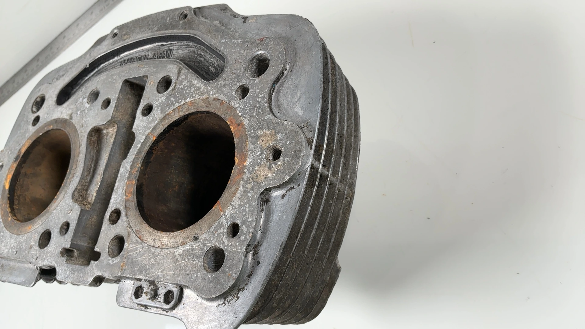 Kawasaki KZ400 KZ 400 400cc Cylinder Barrel Block 1974-1978 OEM 11005-1011 - Image 5