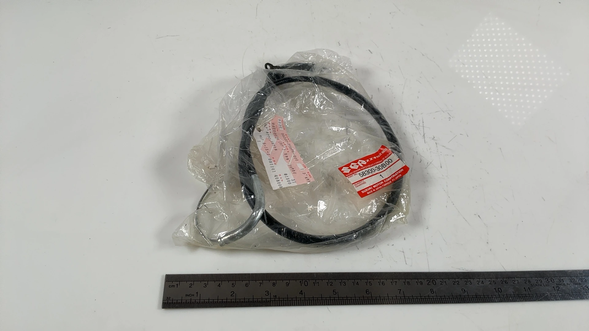Suzuki GSX 400 Impulse GSX400X 400cc Throttle Cable 1986-1989 OEM 58300-30B00 - Image 5