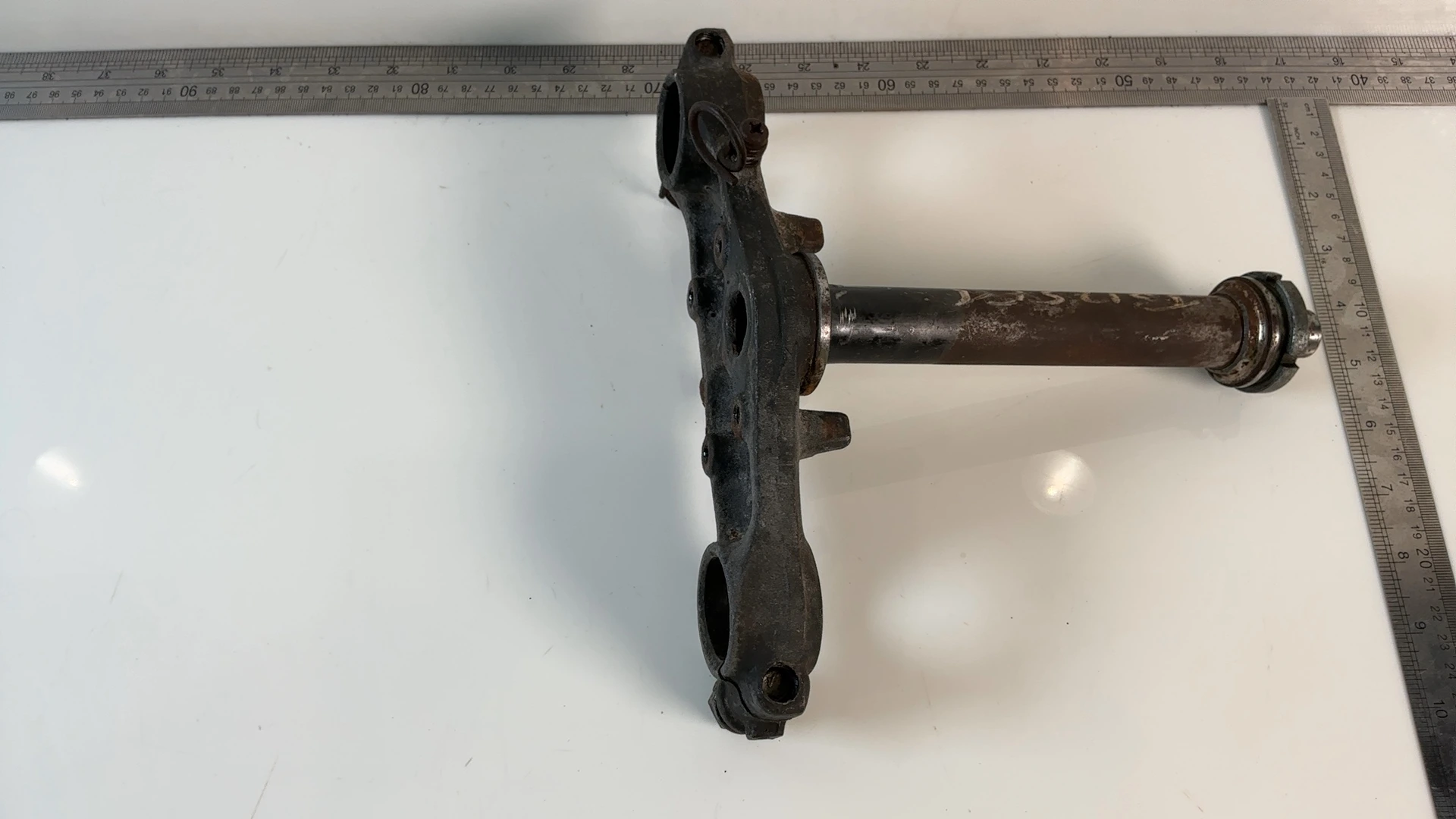 Suzuki TS125 TS125ER 123cc Lower Fork Bridge Yoke 1979-1981 OEM 51410-48500-291 - Image 3