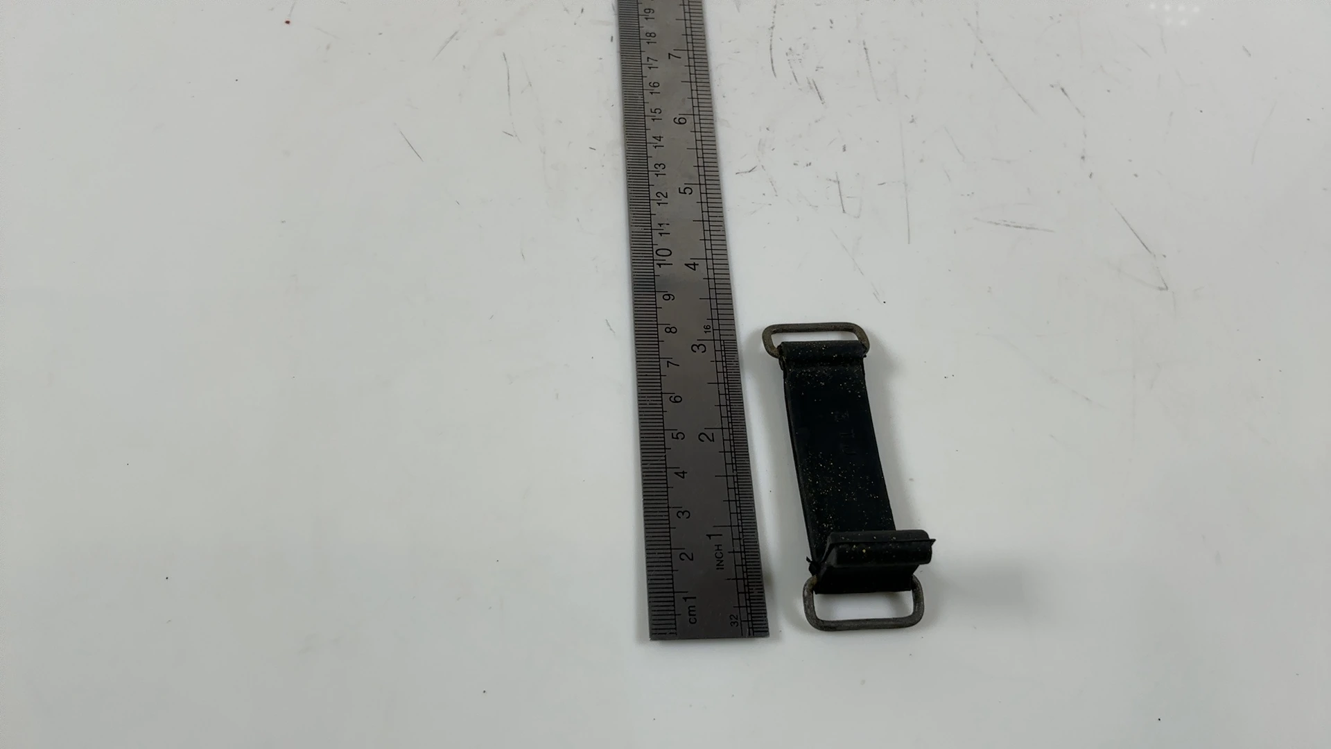 Yamaha TZR125 3PC 125cc Battery Tool Box Band Strap 1990-91 OEM 3TJ-82131-00-00 - Image 4