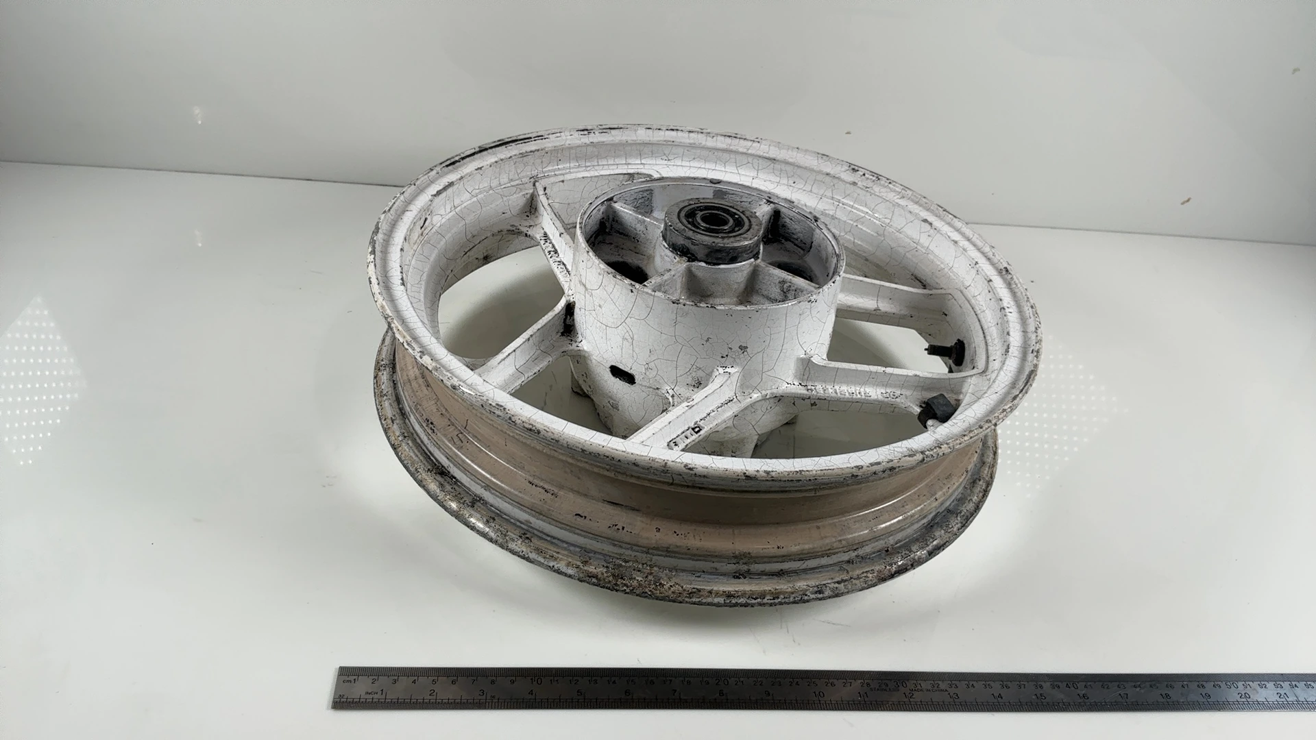 Kawasaki Ninja 600R ZX600C 600cc Rear Wheel Rim 1988 1989 OEM 41073-1322 - Image 5