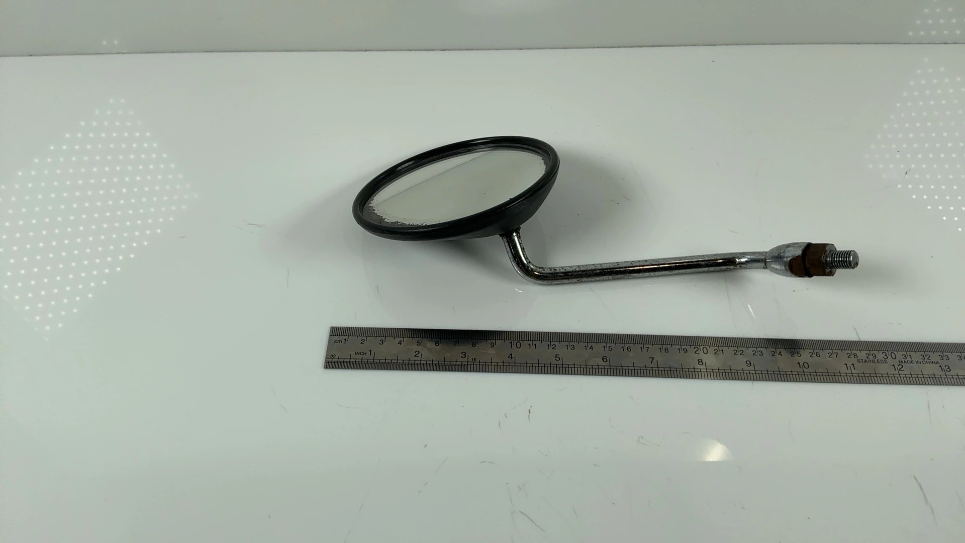 Yamaha TDR250 250cc Left Side Rearview Mirror 1988-1990 OEM 5Y1-26290-10 - Image 1