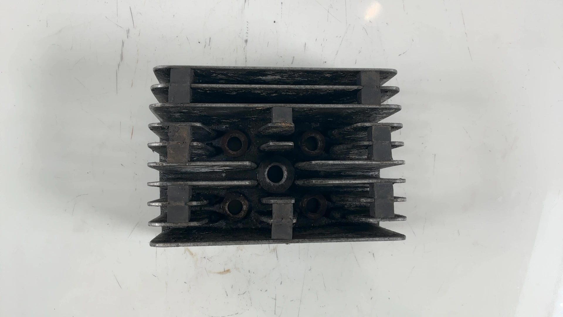 Yamaha RD200 RD200DX 200cc Cylinder Head Right 1974-1976 OEM 417-11121-00 - Image 6