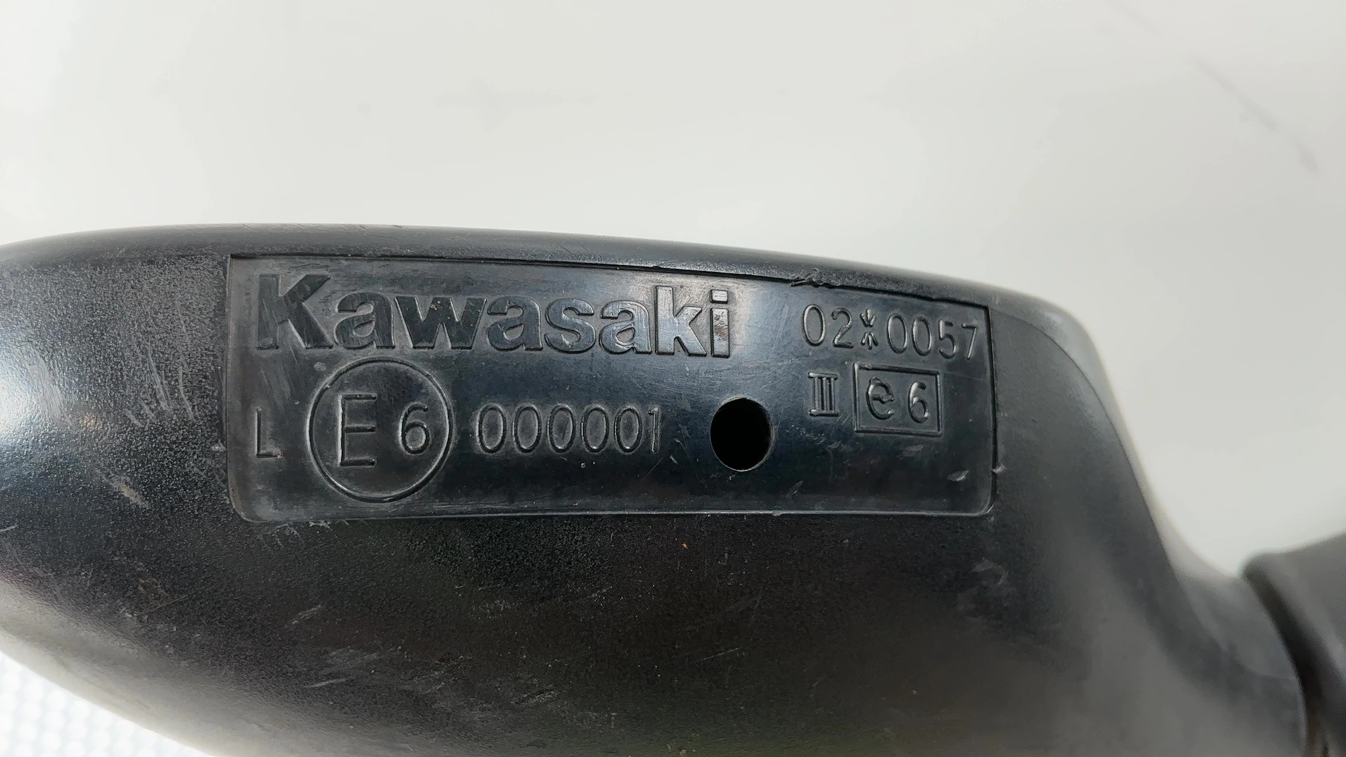 Kawasaki Ninja ZX6R J 600cc Left Side Mirror 2000-2002 OEM 56001-1483 - Image 4