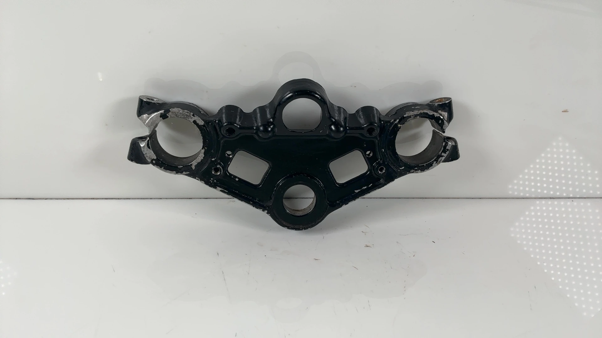 Honda VT250F MC08 250cc Upper Fork Bridge Yoke 1982-1985 OEM 53230-KE7-000 - Image 2