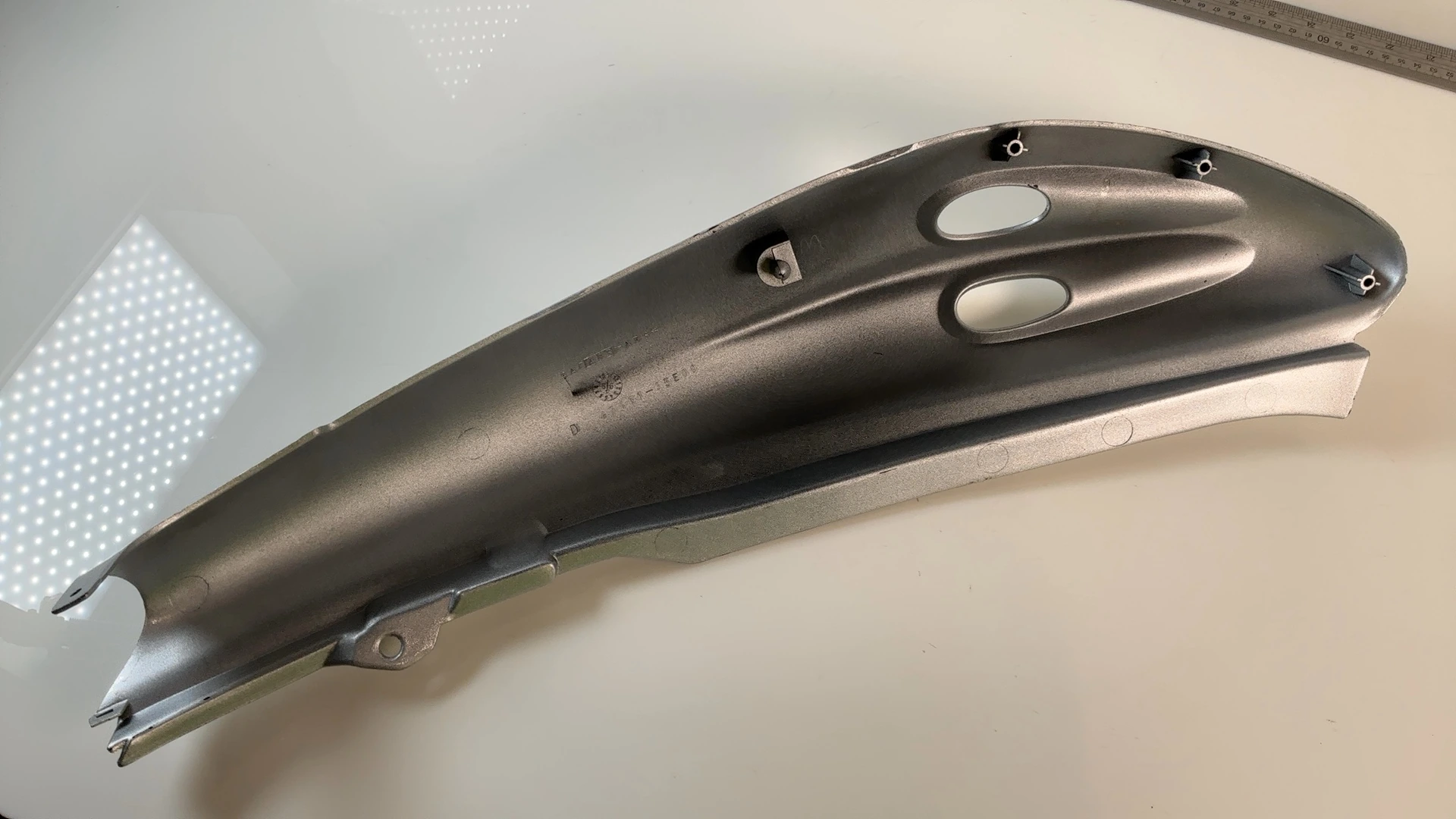 Suzuki Katana AY50 50cc Right Side Rear Fairing Panel 1997-2005 OEM 47111-35E00 - Image 2