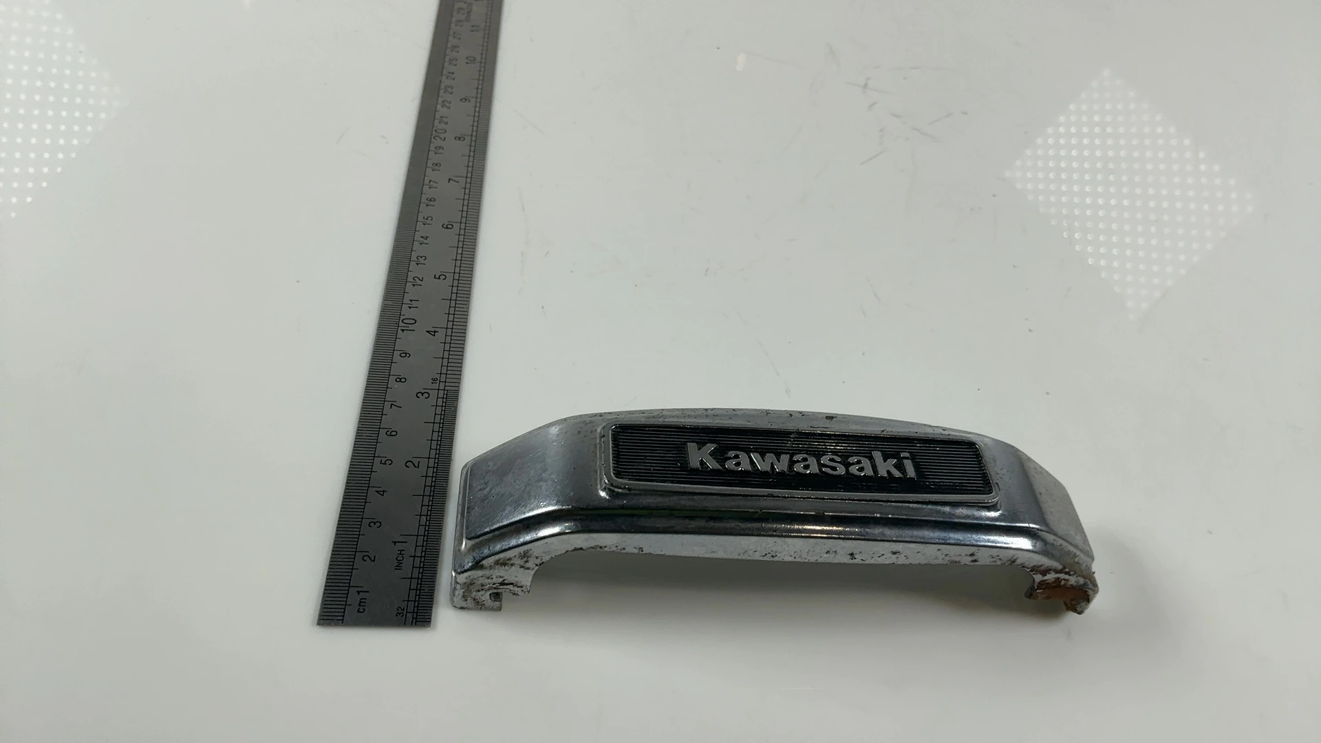Kawasaki KZ440 LTD KZ400H 440CC Front Fork Emblem Cover 1979-1983 OEM 44033-1042 - Image 4