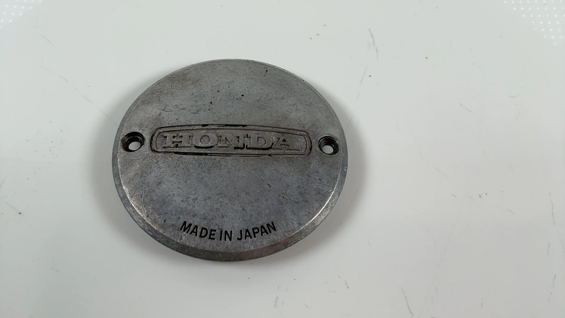 Honda XL175 K2 175cc Stator Generator Cover Cap 1975 1976 OEM 11431-110-730 - Image 1