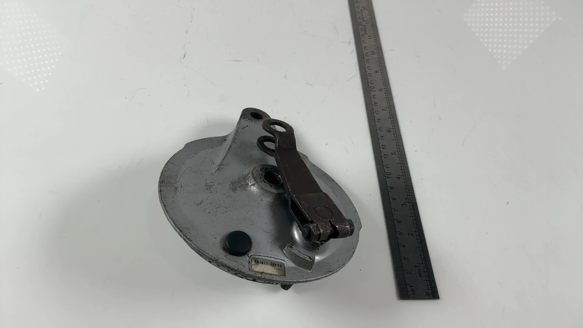 Yamaha RS100 1Y8 100cc Rear Brake Hub Plate 1974-1979 OEM 339-25320-10-00 1M801 - Image 3