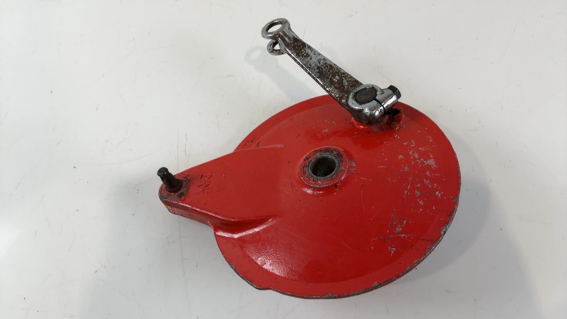 Yamaha RD125LC 10W 125cc Rear Drum Brake Plate Panel 1981-1986 OEM 10W-25321-00 - Image 6