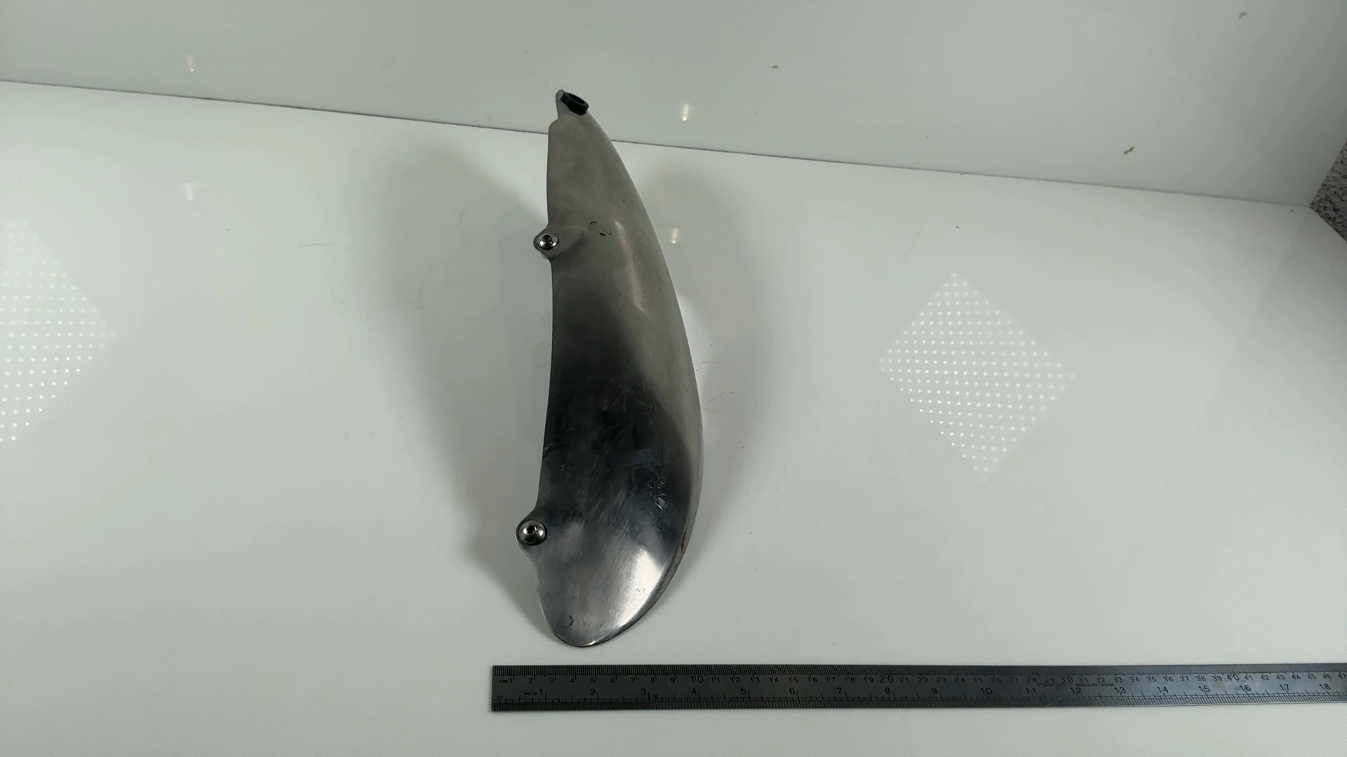 Suzuki Gladius SFV650 650cc Exhaust Muffler Heat Shield 2009-15 OEM 14780-44H10 - Image 5