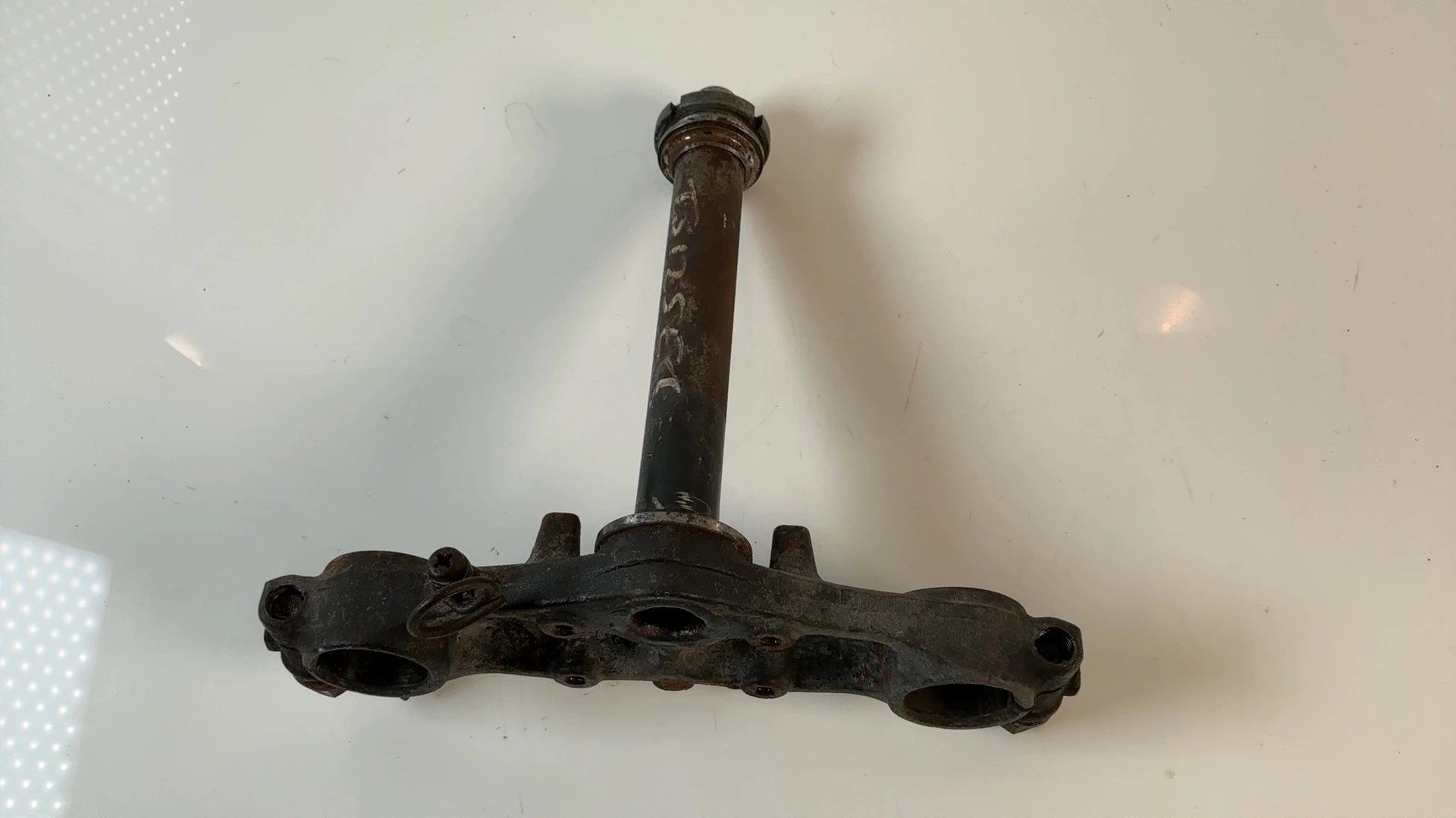 Suzuki TS125 TS125ER 123cc Lower Fork Bridge Yoke 1979-1981 OEM 51410-48500-291 - Image 2