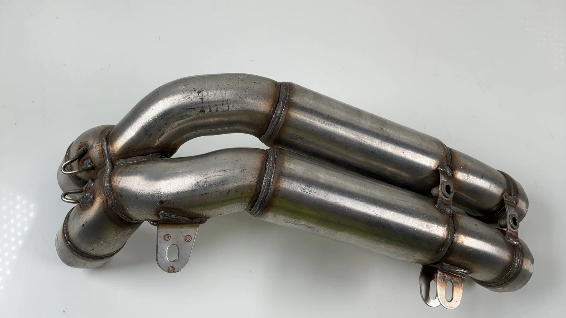Ducati Superbike 748 916 996 45mm Exhaust Center Manifold 1994-02 OEM 57010301A - Image 2