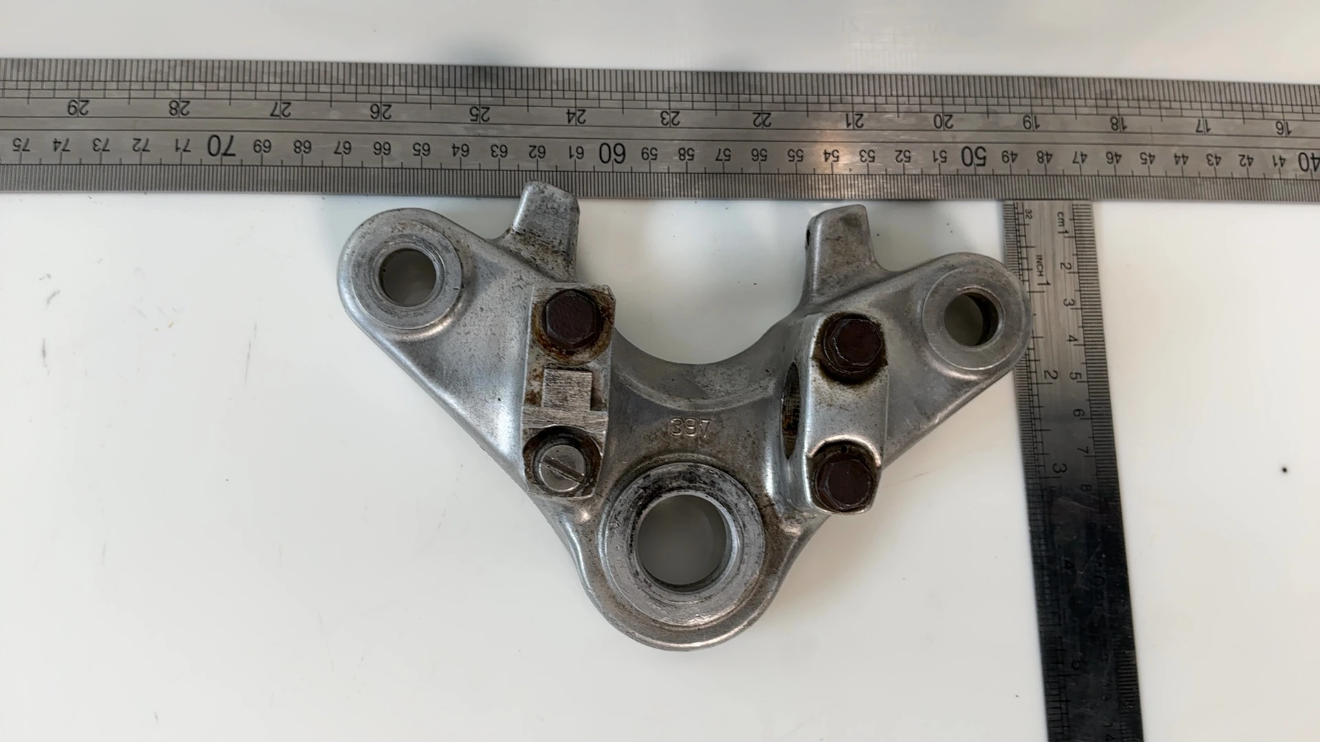 Honda CB100 CL100 100cc Upper Fork Bridge Yoke 1970-1972 OEM 53231-105-000 - Image 4