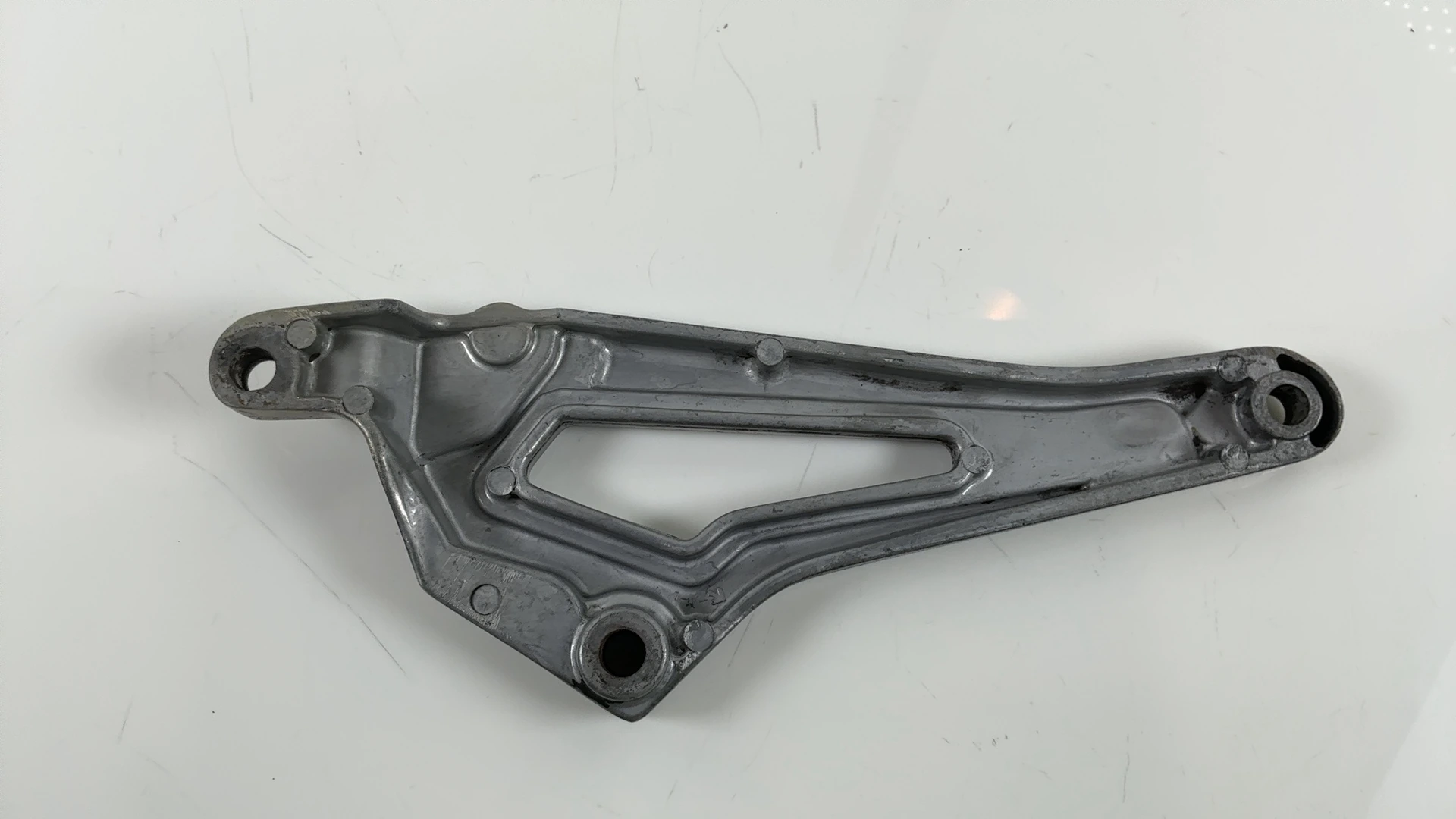 Yamaha RD125LC RD125 LC 125cc Left Side Foot Rest Bracket 1982-1986 10W-27442-01 - Image 3