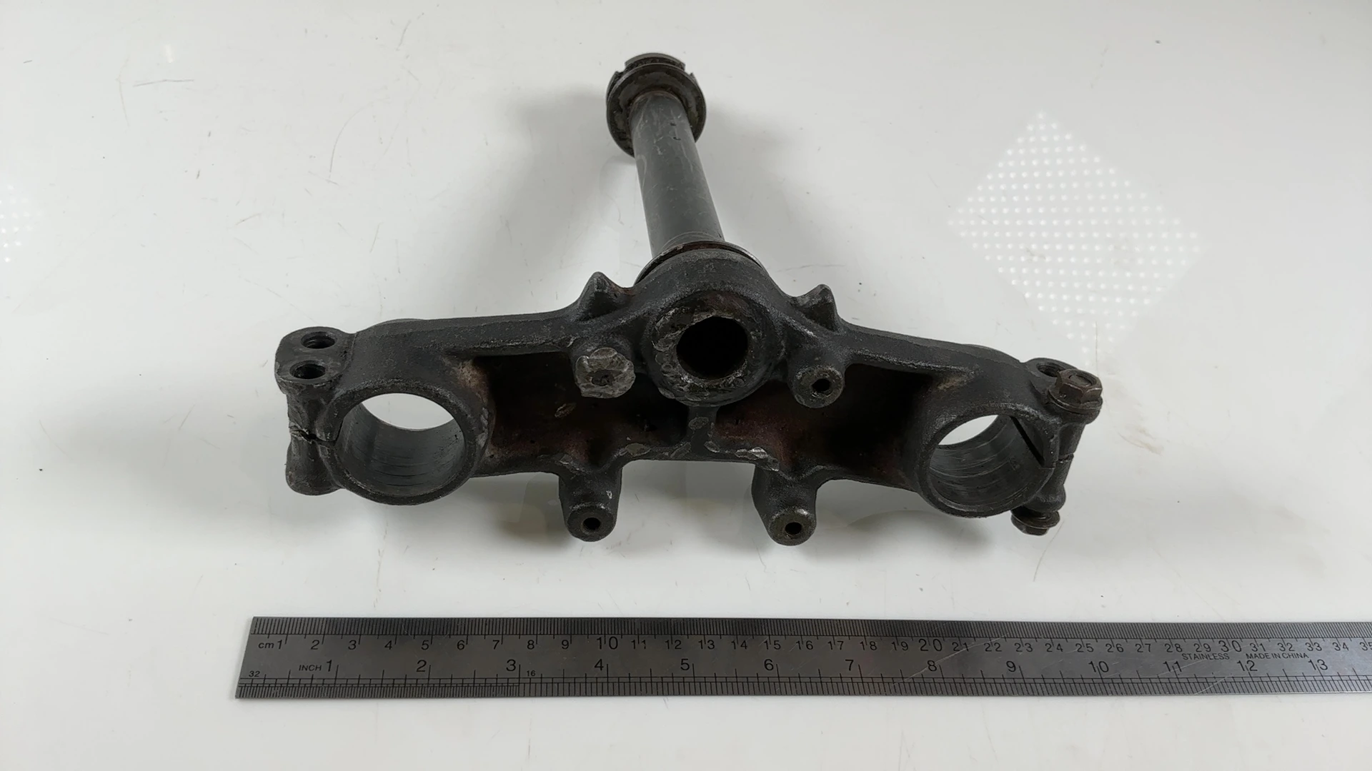 Kawasaki KMX 125 MX125A 125cc Lower Triple Clamp Tree 1986-2002 OEM 44037-1202 - Image 5