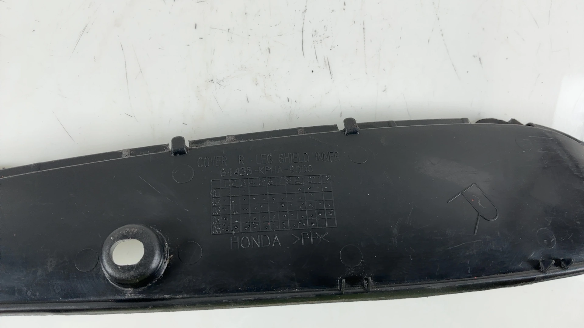 Honda Innova ANF125 125cc Right Inner Leg Shield Cover 2002-05 OEM 64435-KPH-900 - Image 6