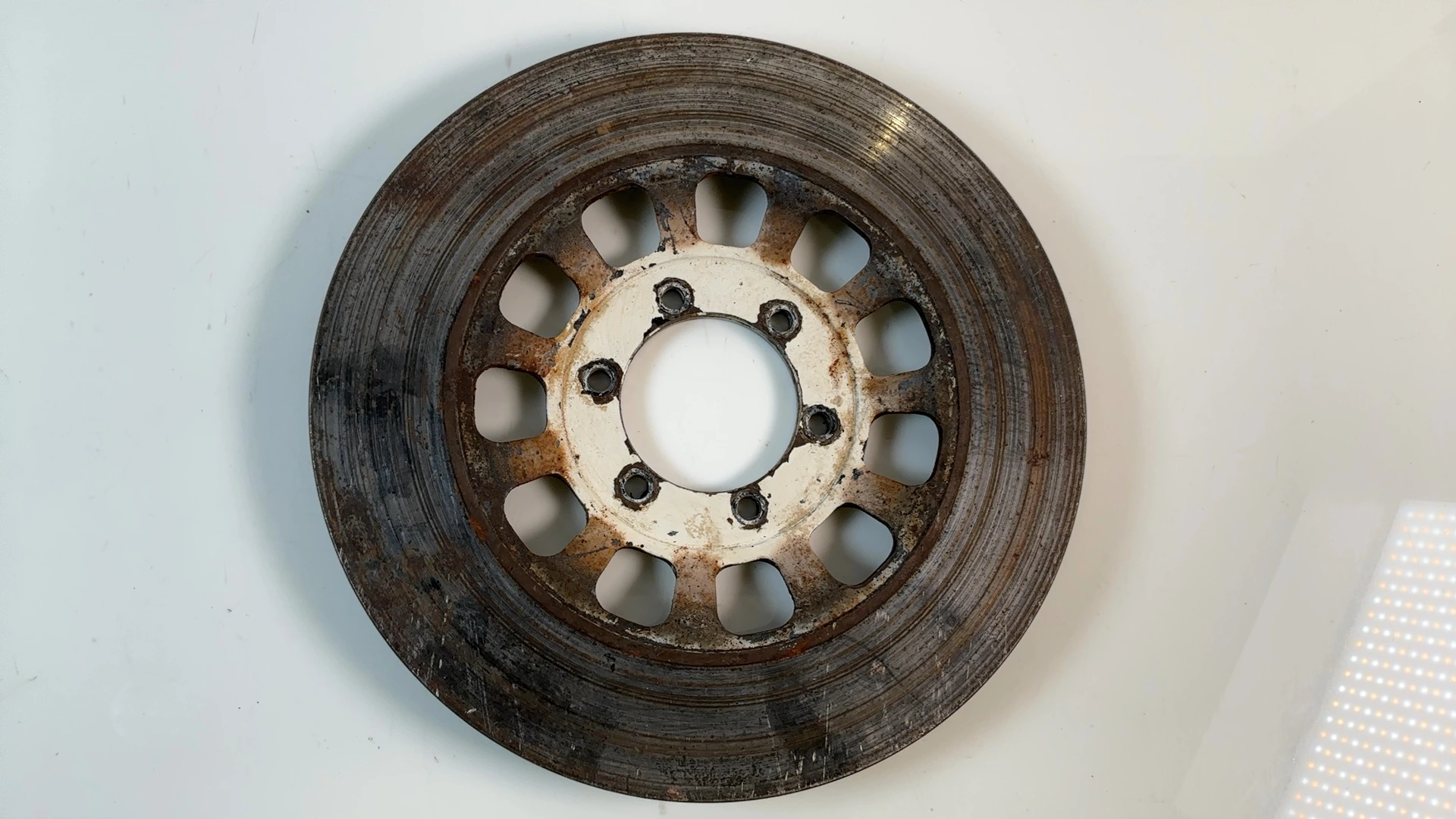 YAMAHA RD400 RD250 400cc 250cc Rear Brake Disc Rotor 1976-1979 OEM 1L9-25831-00 - Image 6