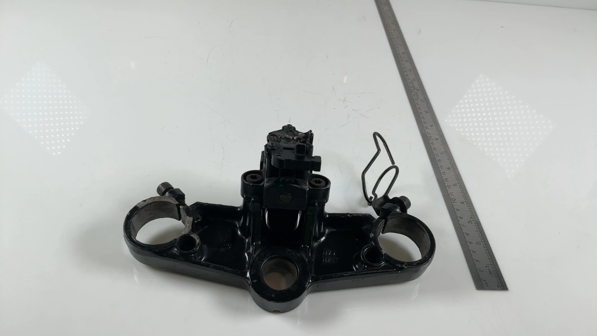 Honda CBR400RR NC29 400cc Upper Fork Bridge Yoke 1990-1994 OEM 53230-MV4-000 - Image 3