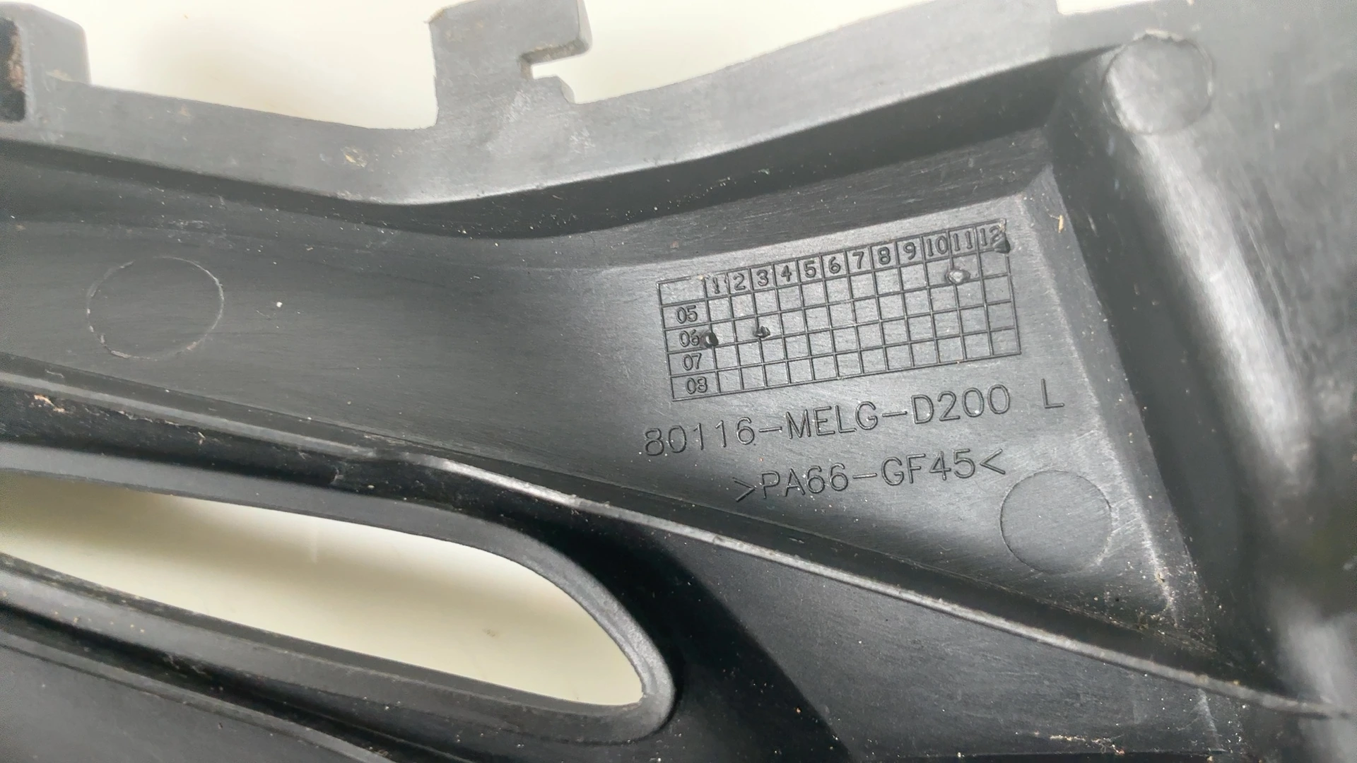Honda CBR1000RR Fireblade 1000cc Fender Stay Bracket 2006 2007 OEM 80115-MELD20 - Image 8