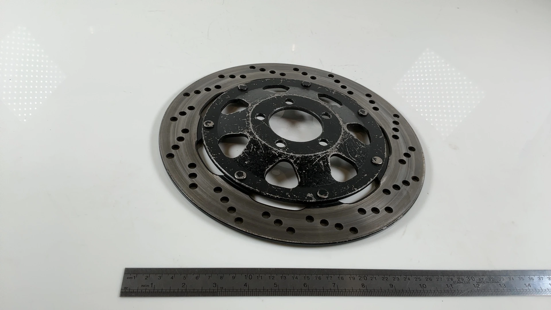 Suzuki GSXR 750 GR75A 750cc Front Left Brake Rotor 1985 1987 OEM 59220-27A00 - Image 5
