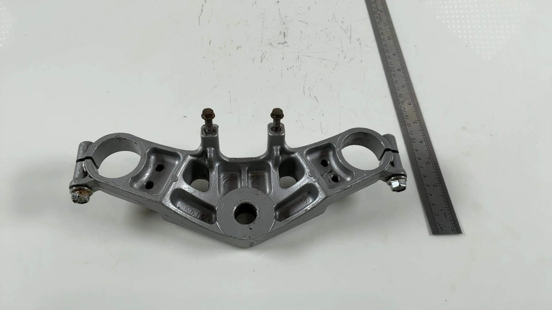 Kawasaki Ninja ZX600A 600cc Upper Fork Bridge Yoke 1985-1987 OEM 44039-1157 - Image 3