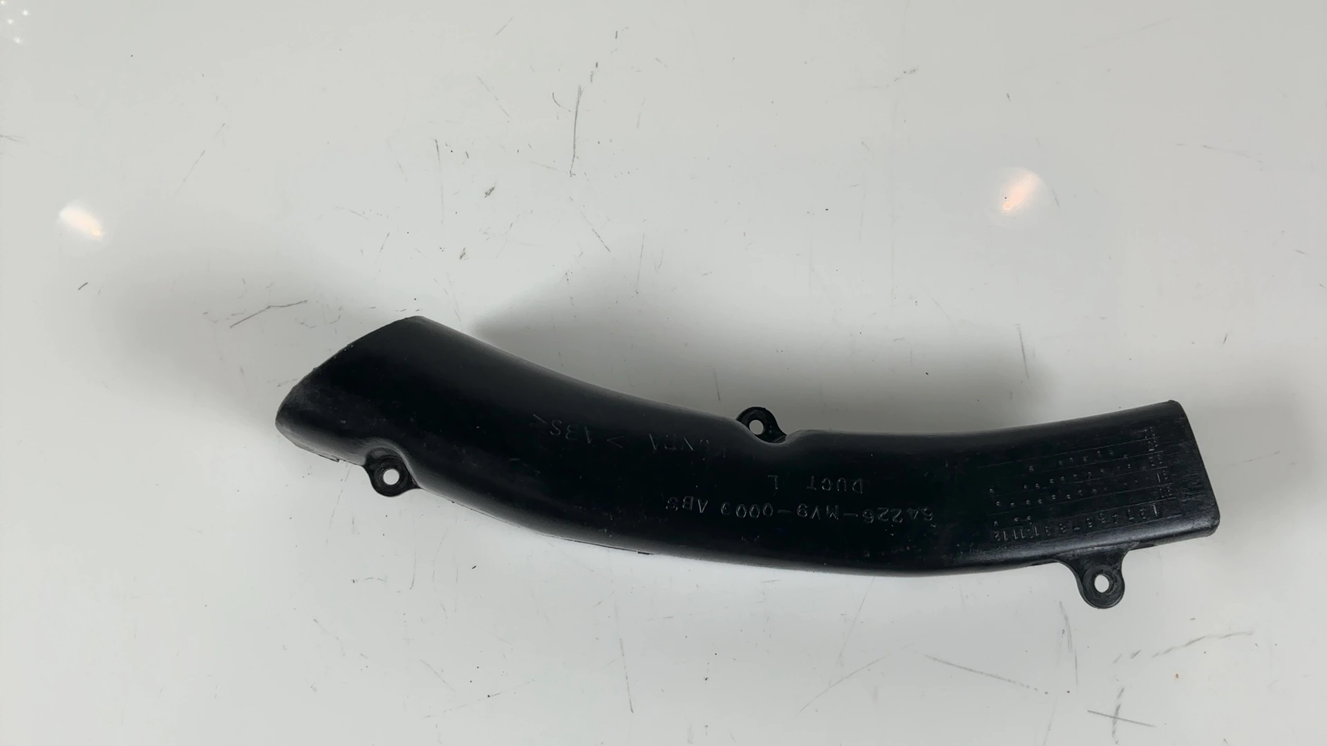 Honda CBR600 CBR600F2 600cc Left Air Intake Duct 1991-1994 OEM 64226-MV9-000 - Image 2