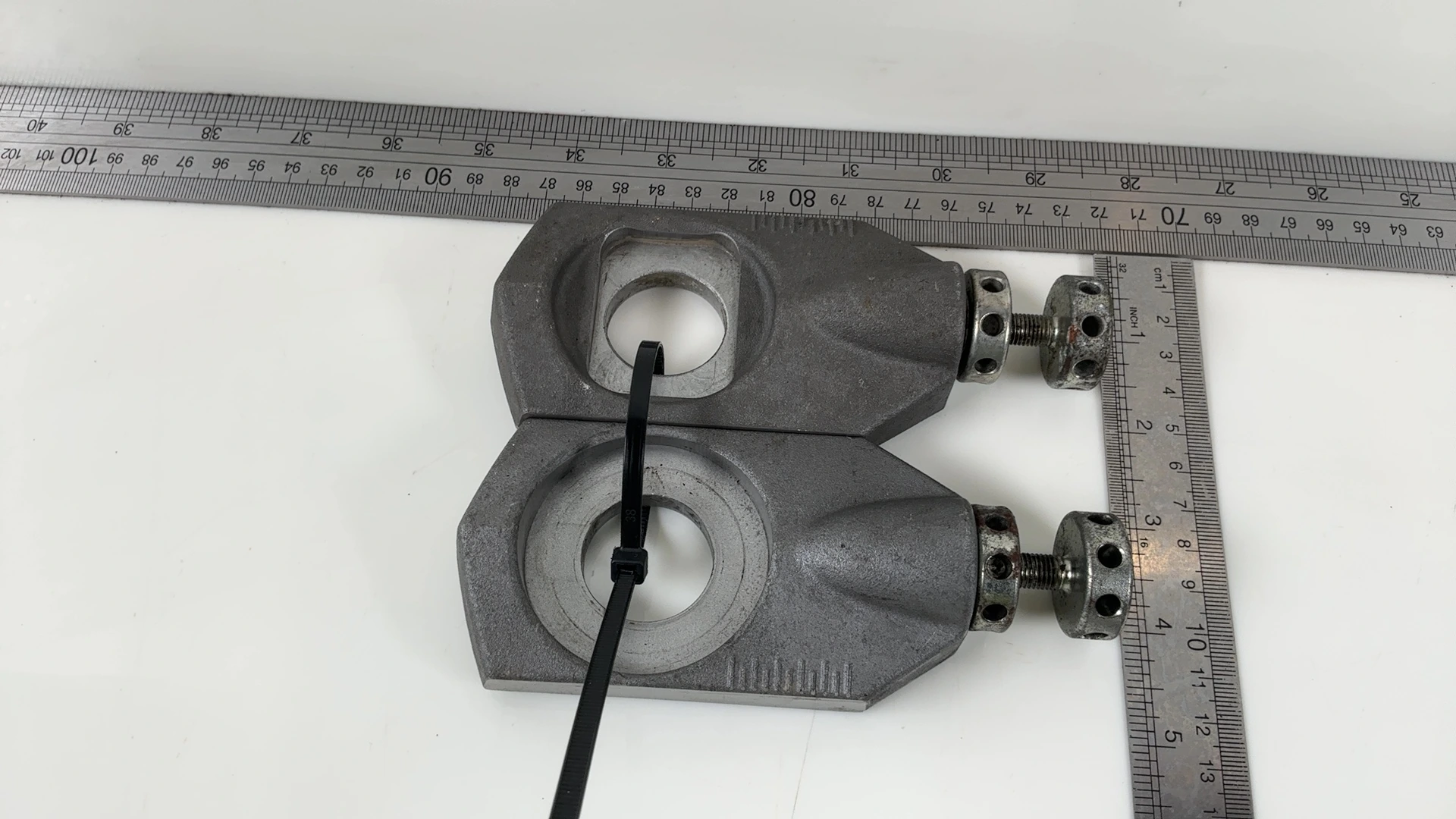 Ducati 749 999 749cc 999cc Swingarm Chain Adjuster Block 2003 2004 OEM 37310353A - Image 3