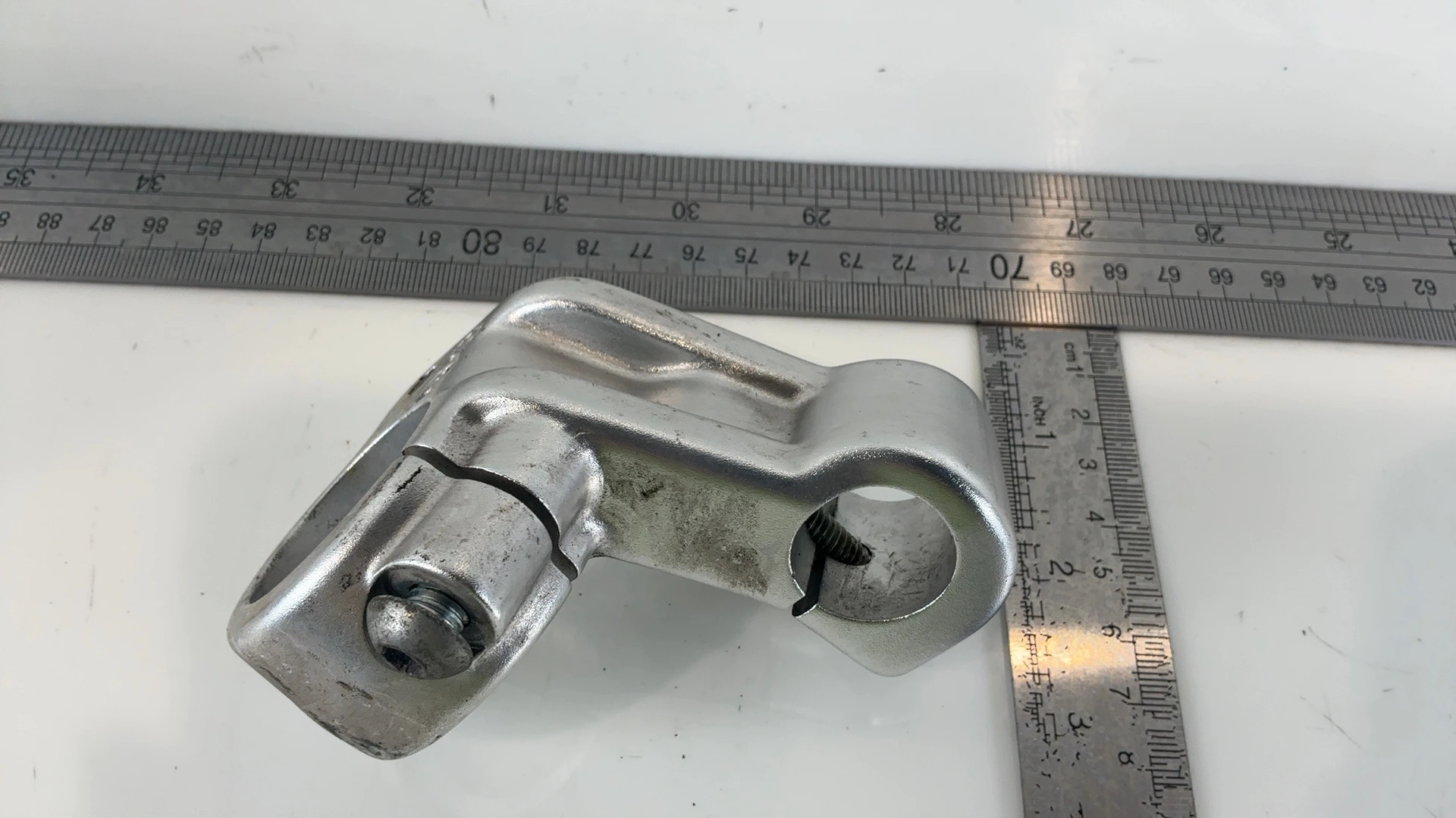 Gilera DNA 50 125 180 Left Handlebar Clip On Clamp Bracket 2000-2011 OEM 970002 - Image 4