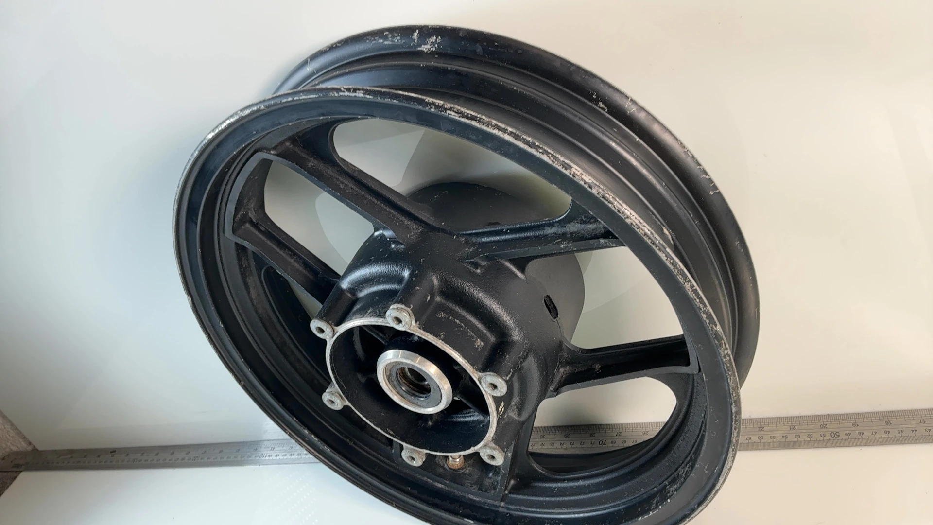 Kawasaki Ninja GPZ600R ZX600A 600cc Front Wheel Rim 1985-1989 OEM 41073-1365-DH - Image 6