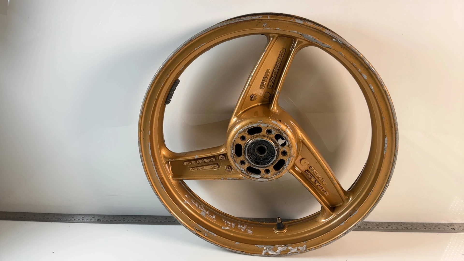 Kawasaki Ninja GPZ900R ZX900A 900cc Front Wheel Rim 1990-2003 OEM 41073-1365-50 - Image 3