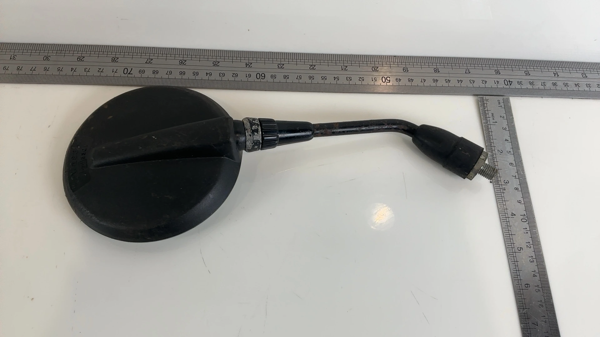 Kawasaki KLR 650 KL650A 650cc Right Mirror 1995-2007 OEM 56001-1204 Ichikoh 8301 - Image 3