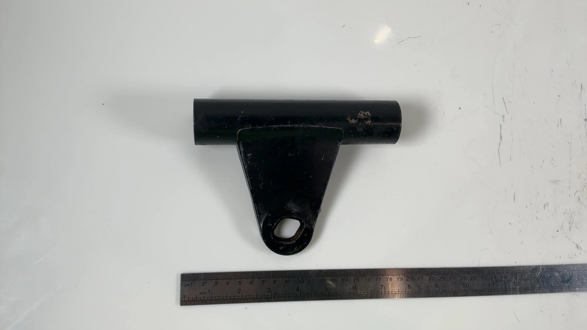 Yamaha YA3 YA-3 125 Headlight Bracket Mount Fork Ear 1962 1963 OEM 122-23121-00 - Image 5