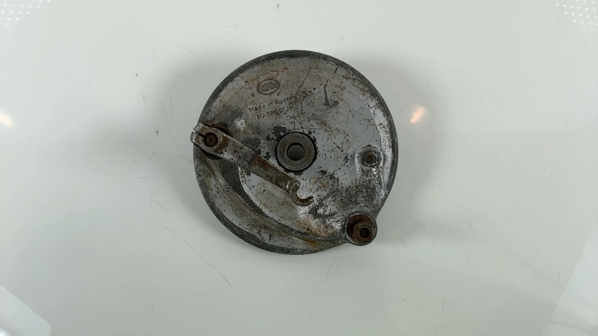 KTM 495 MC GS 495cc Rear Brake Plate 1981-1984 OEM 55101305000 - Image 2