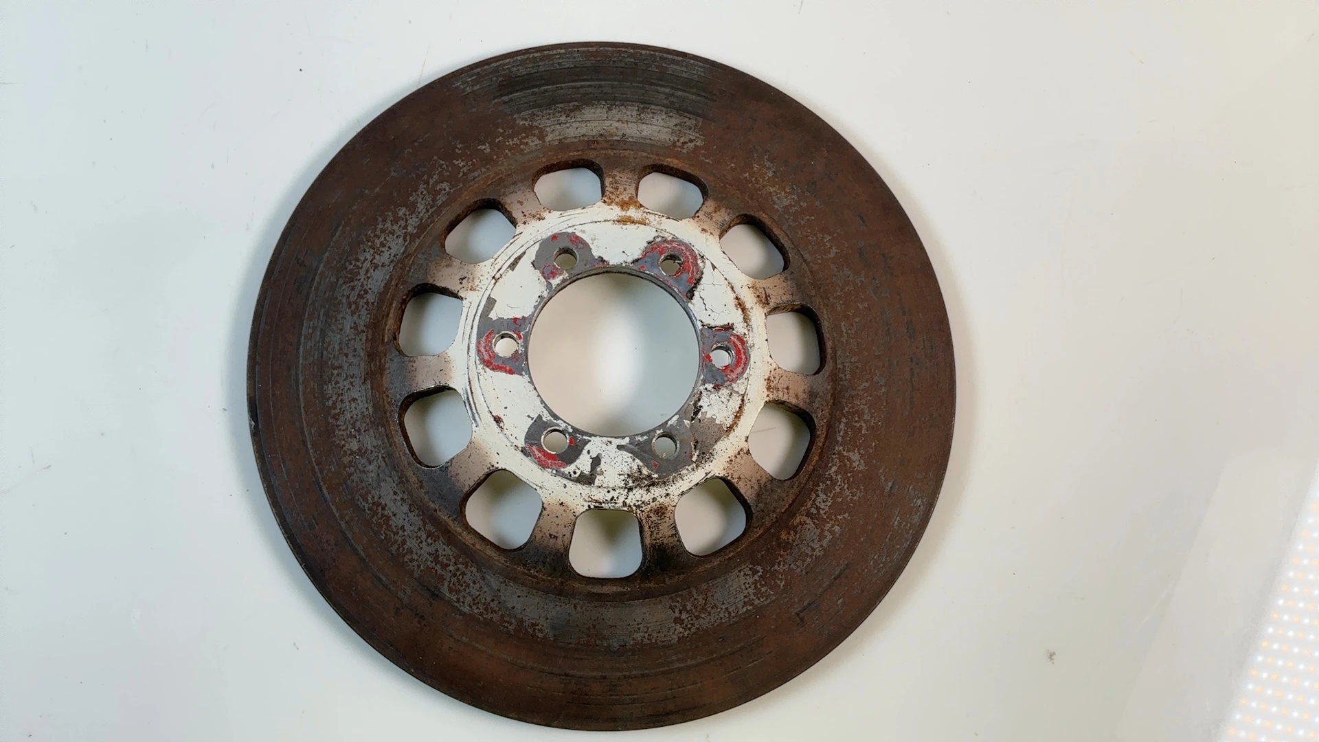 YAMAHA RD400 RD250 400cc 250cc Rear Brake Disc Rotor 1976-1979 OEM 1L9-25831-00 - Image 7