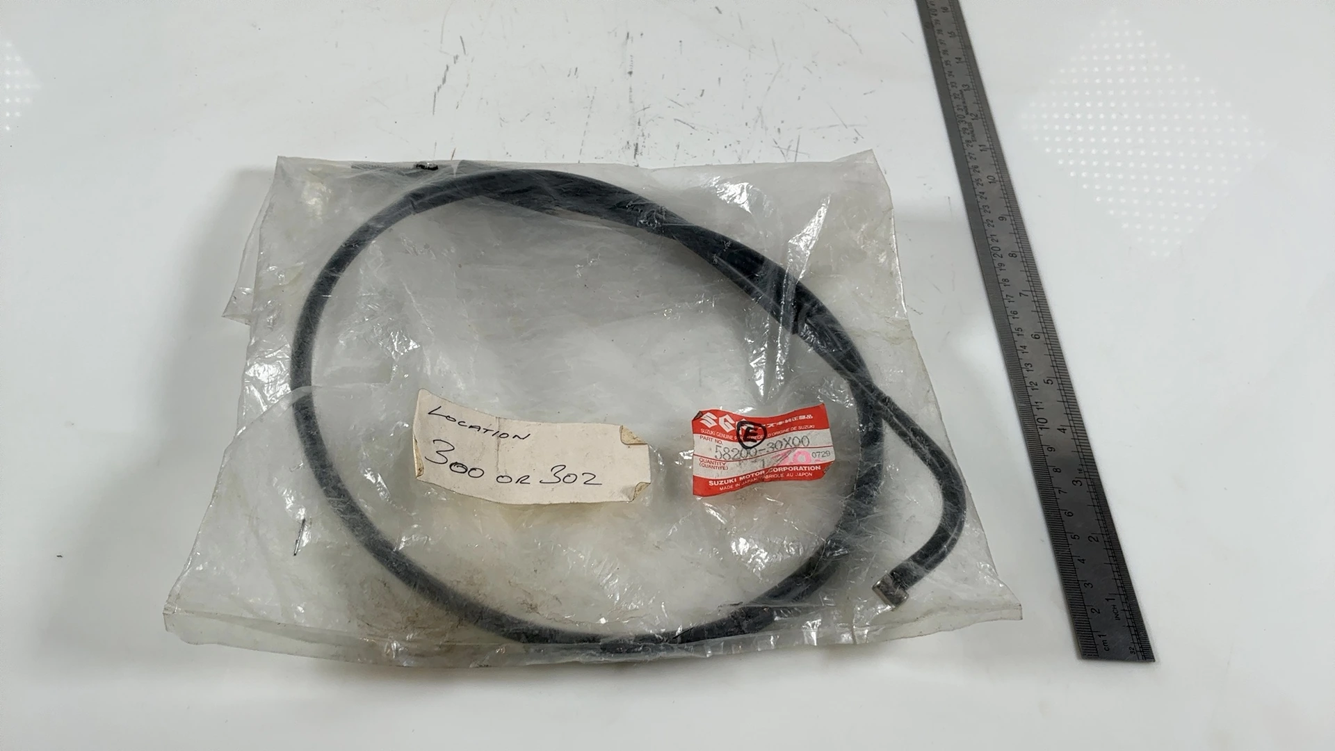 Suzuki GT250 GT380 T250 T305 T350 Clutch Cable 1971-1978 OEM 58200-30X00 - Image 3
