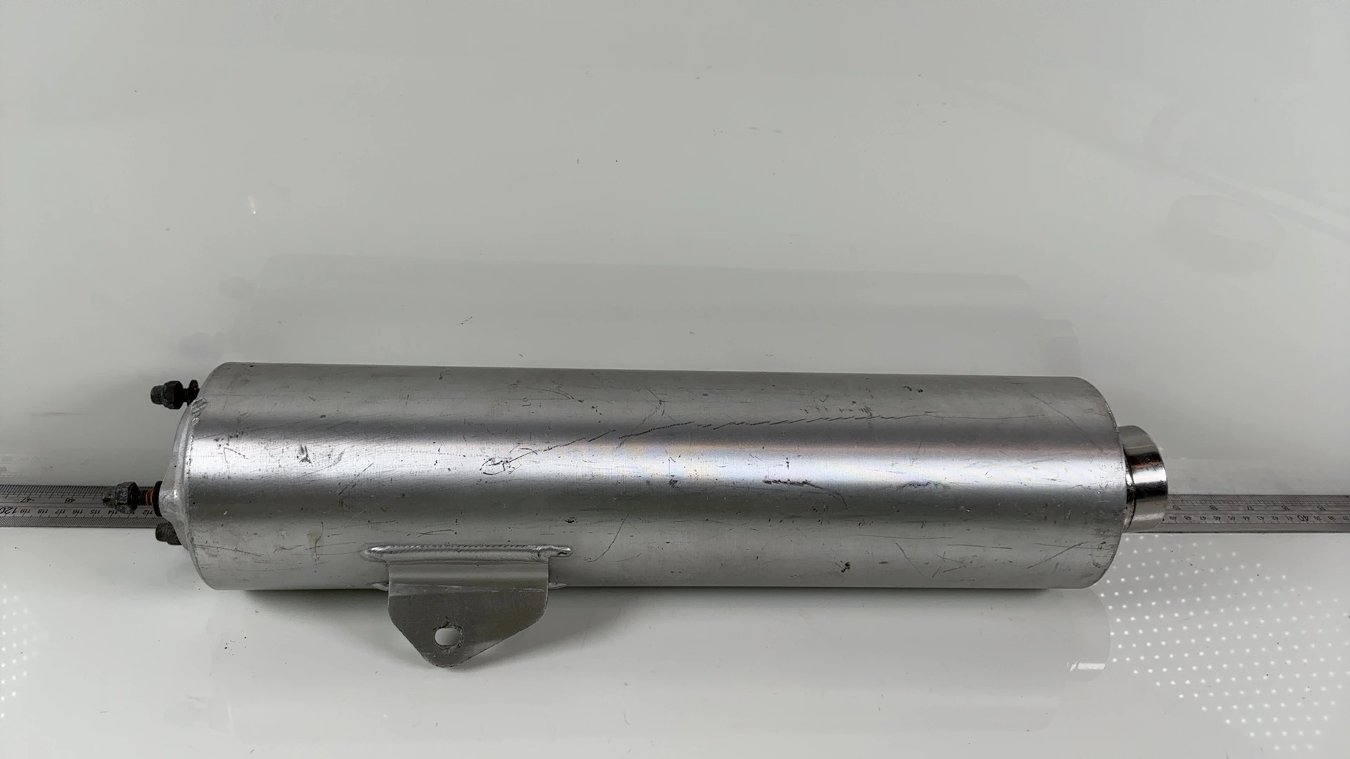 Suzuki Hayabusa GSX1300R 1300 Left Exhaust Muffler 1999-2007 OEM 14340-24F00 - Image 2