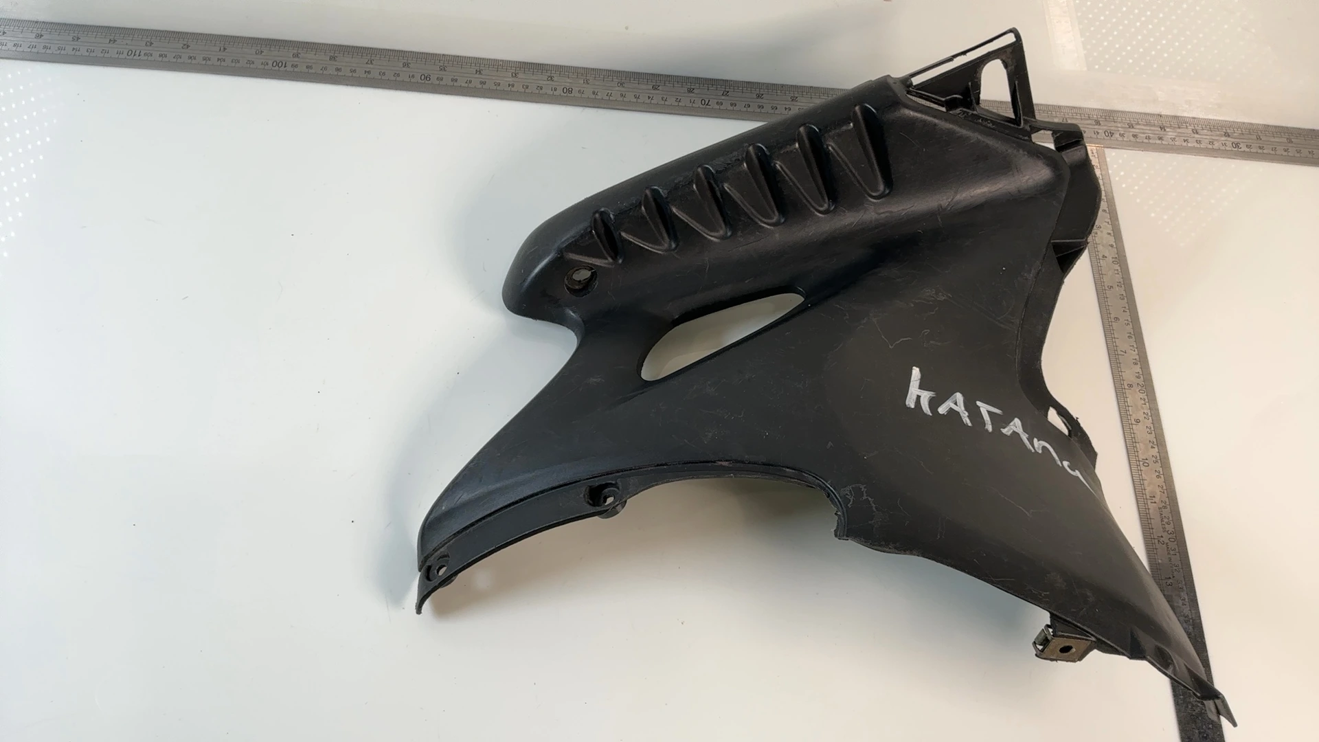 Suzuki Katana AY50 50cc Left Lower Fairing 1997-2006 OEM 48171-35E00 - Image 3