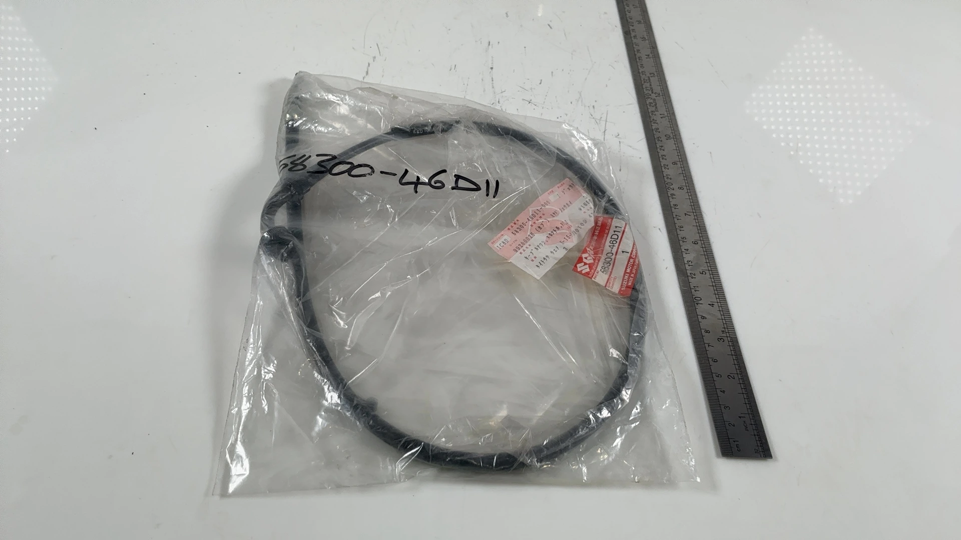 Suzuki Katana GSX400SSN 400cc Throttle Cable Pull 1992-1993 OEM 58300-46D11 - Image 3