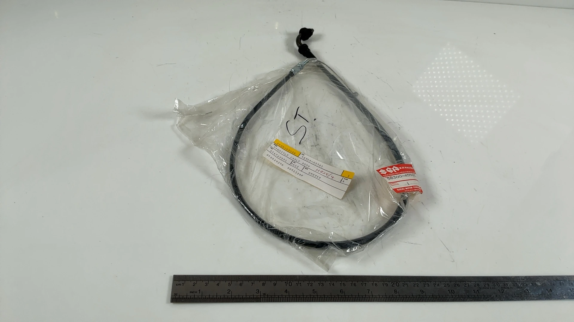 Suzuki GS1100S Katana GS1100 1000CC Throttle Cable 1982 1983 OEM 58300-45501 - Image 5