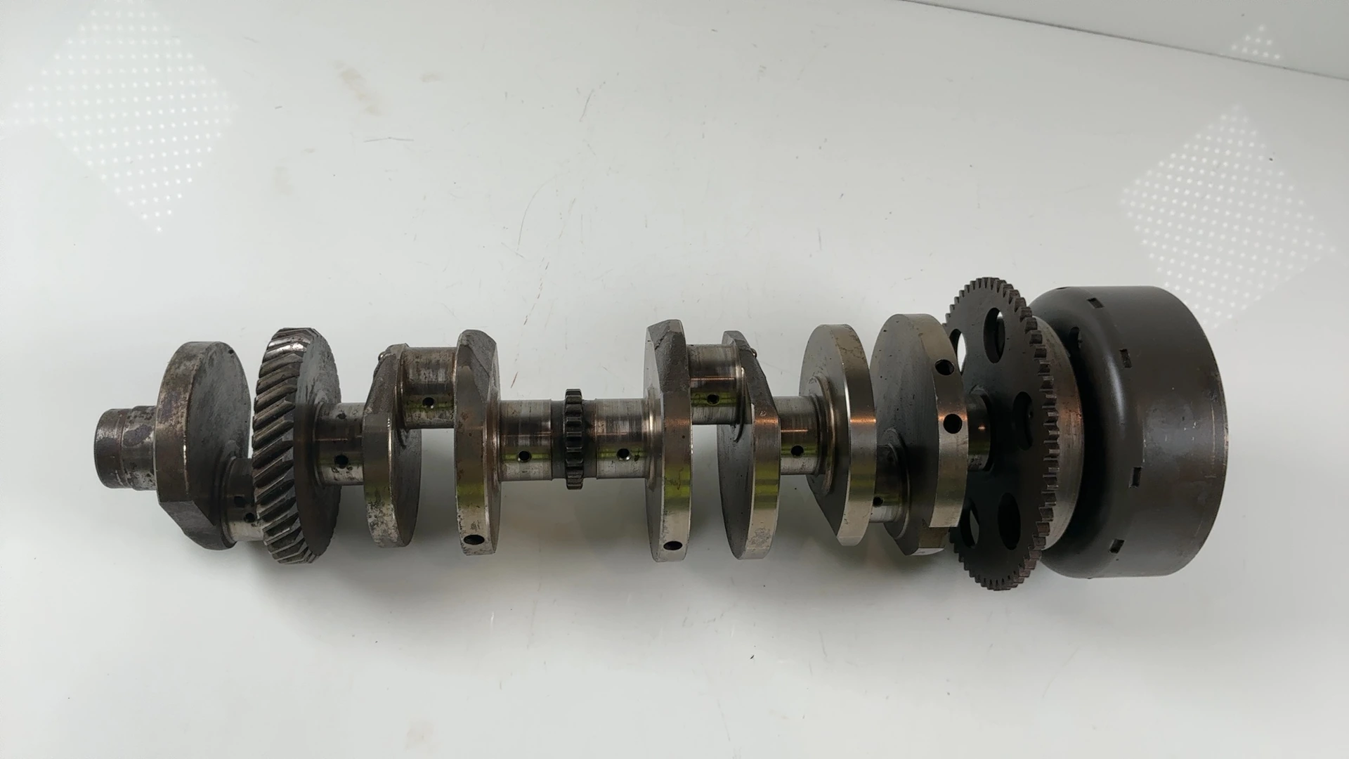Suzuki GSX-R400 GK71B 400cc Crankshaft 1984 1985 1986 OEM 12200-07A00 - Image 6