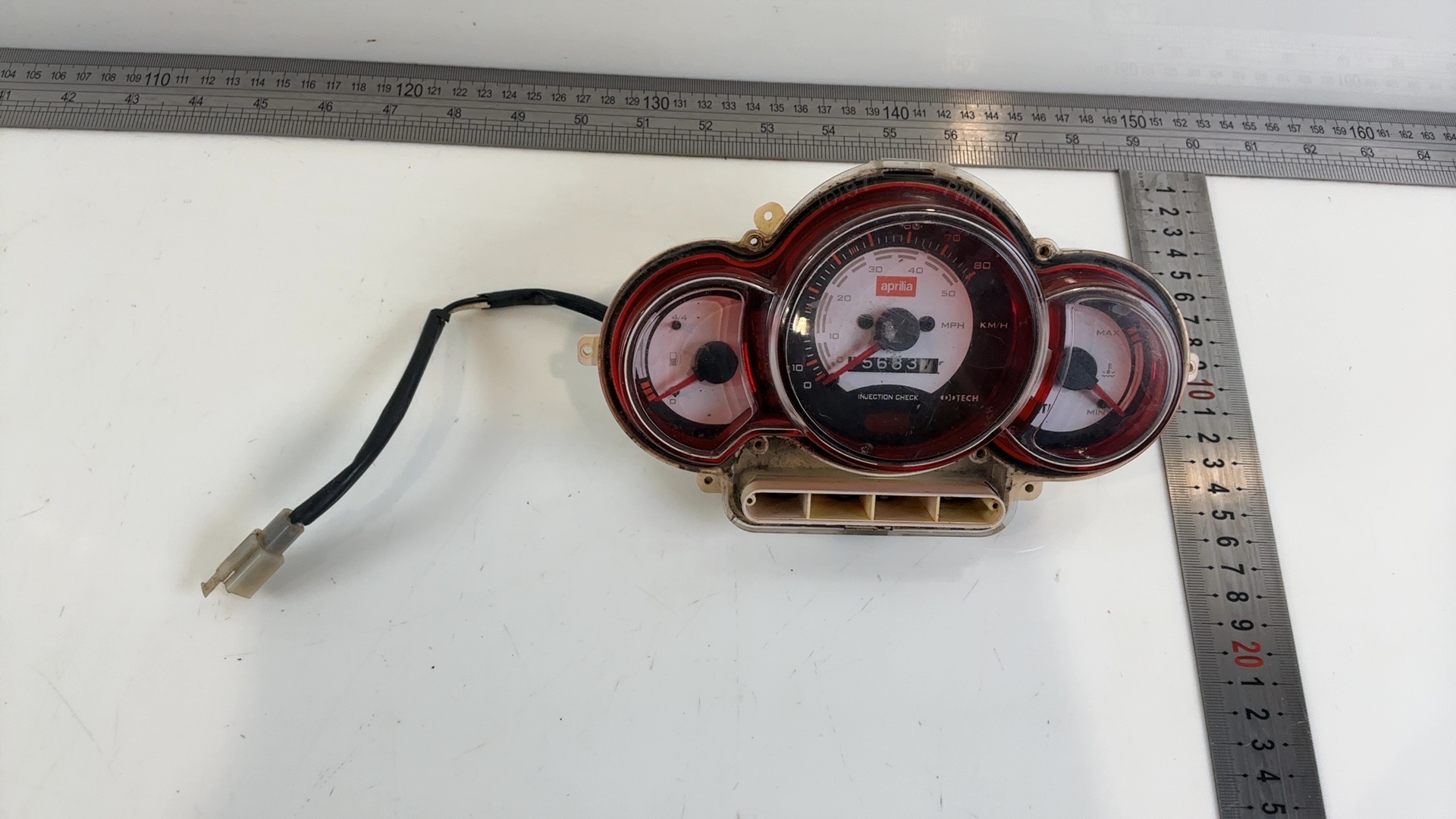 Aprilia SR50 Ditech 50CC Speedometer Gauge Instrument Cluster 2000-04 AP8224484 - Image 5