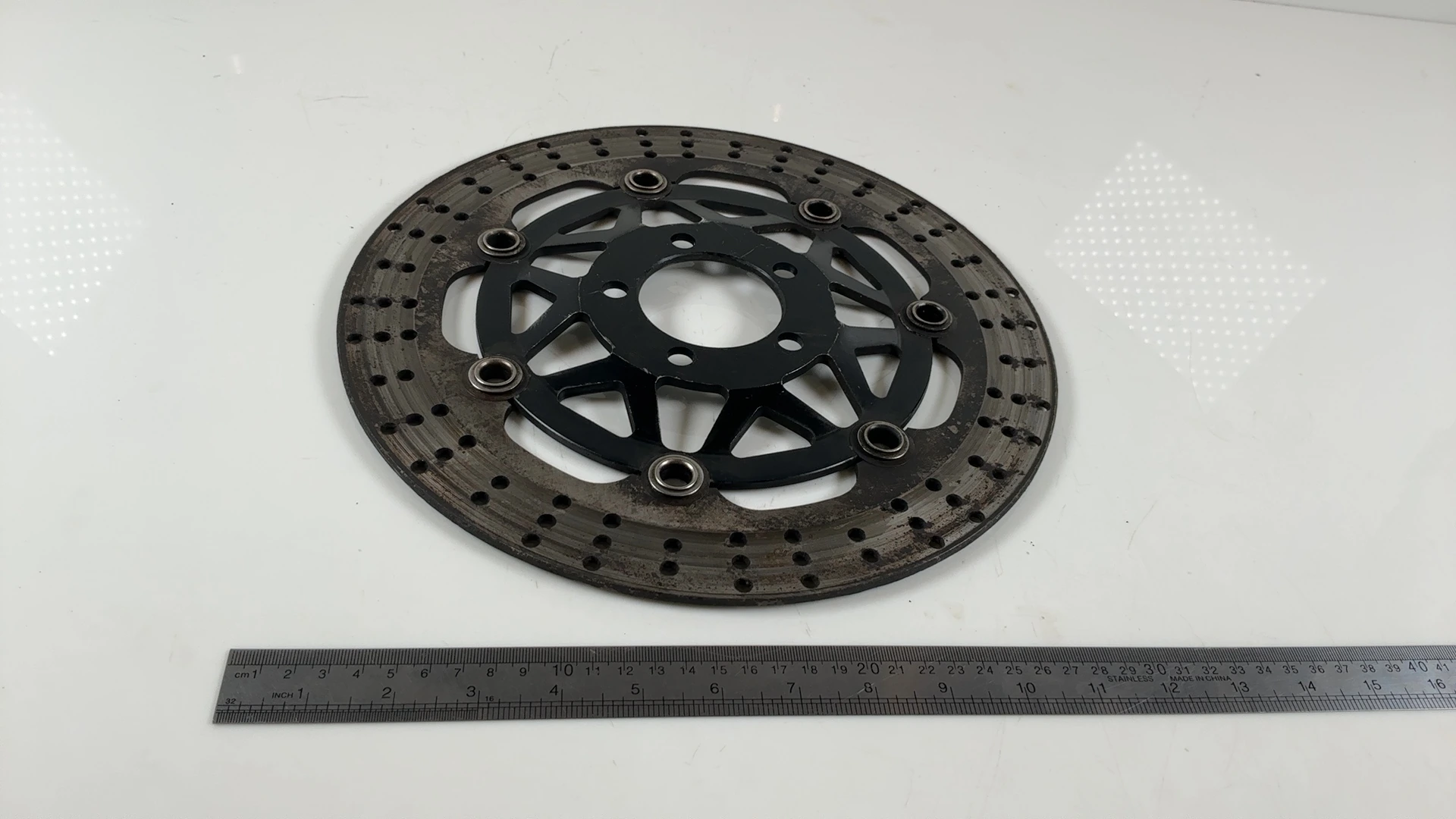 Kawasaki Zephyr ZR550 550cc Front Brake Disc Rotor 1990-1993 OEM 41080-1351-FF - Image 5